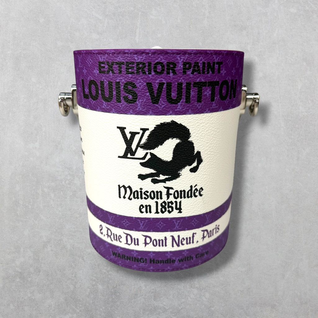 Louis Vuitton Purple Paint Can Bag