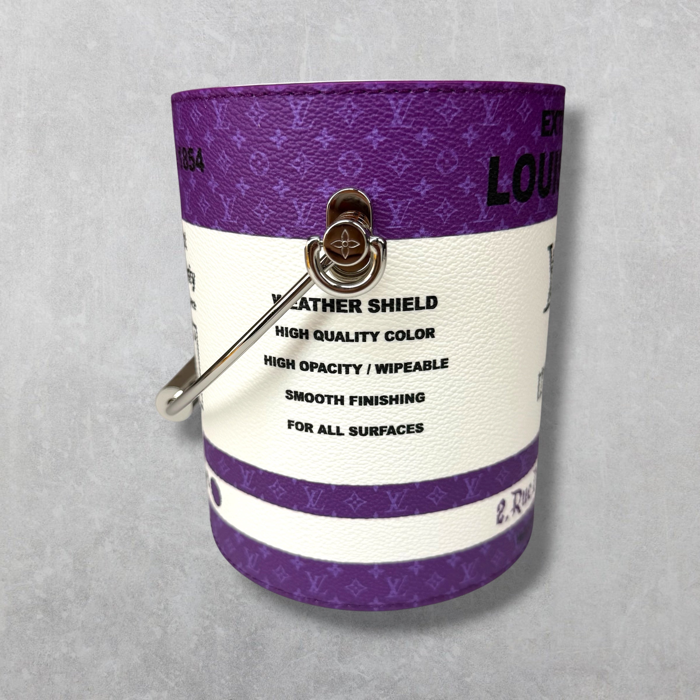 Louis Vuitton Purple Paint Can Bag