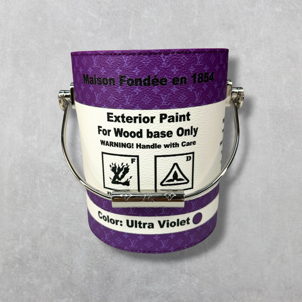 Louis Vuitton Purple Paint Can Bag