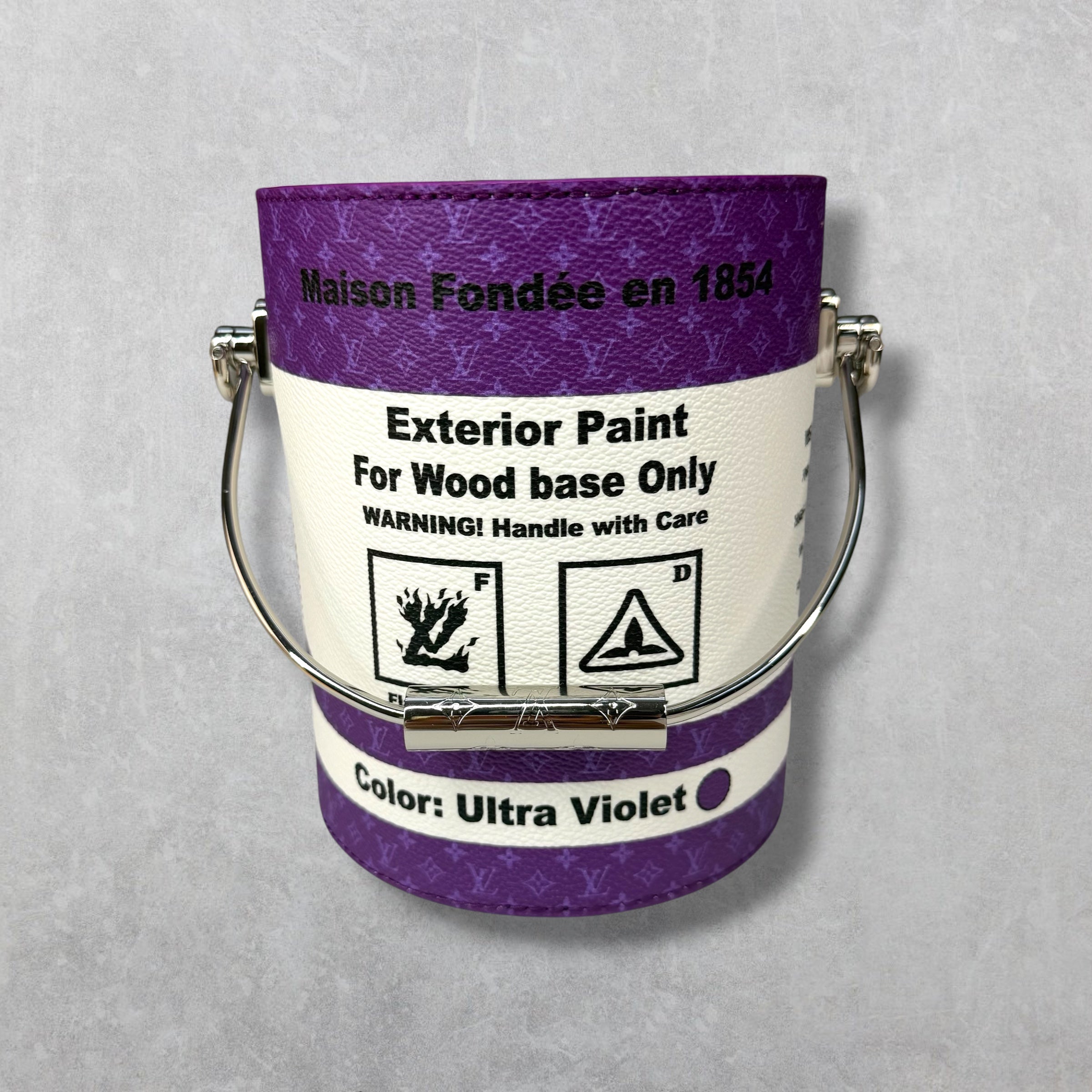 Louis Vuitton Purple Paint Can Bag