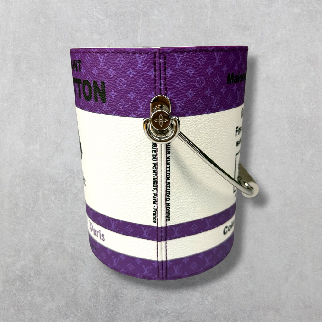 Louis Vuitton Purple Paint Can Bag