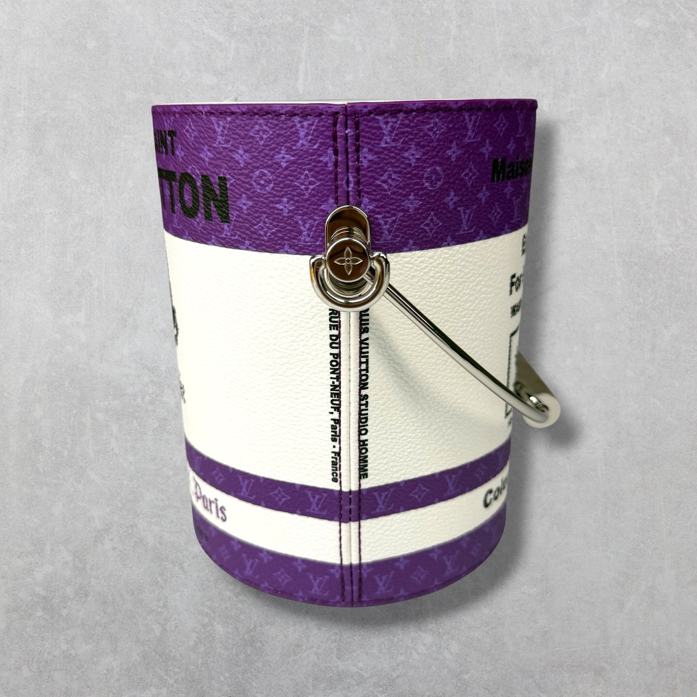 Louis Vuitton Purple Paint Can Bag
