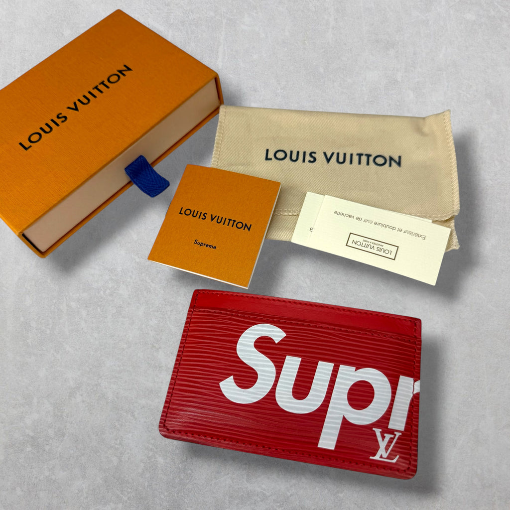 Louis Vuitton x Supreme Porte Carte Simple Epi