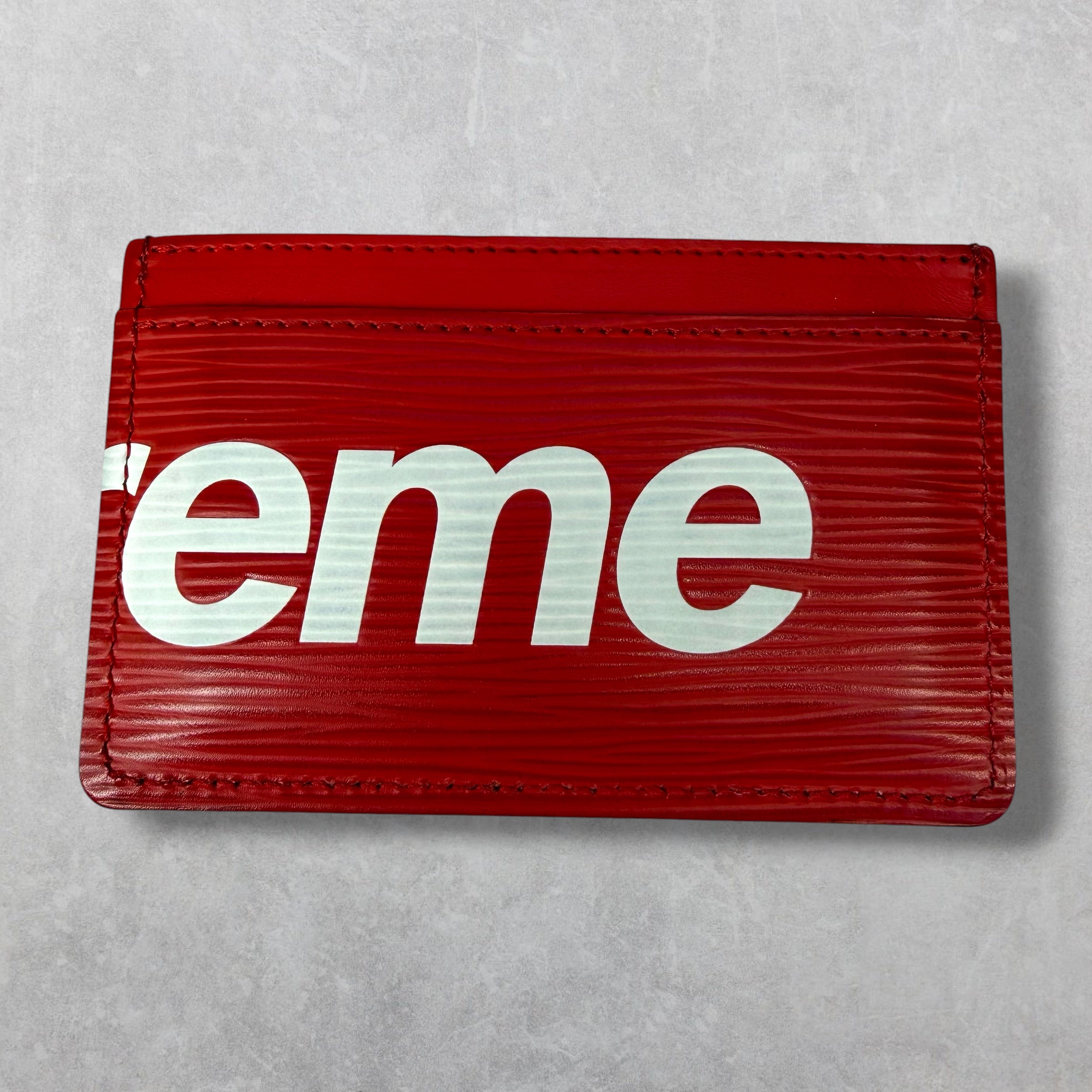 Louis Vuitton x Supreme Porte Carte Simple Epi