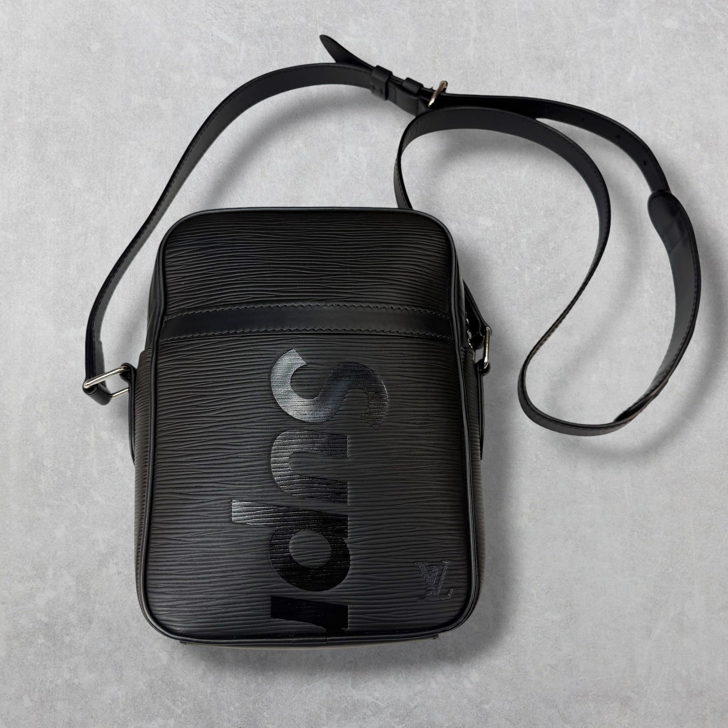 Louis Vuitton x Supreme Black Danube Epi PM