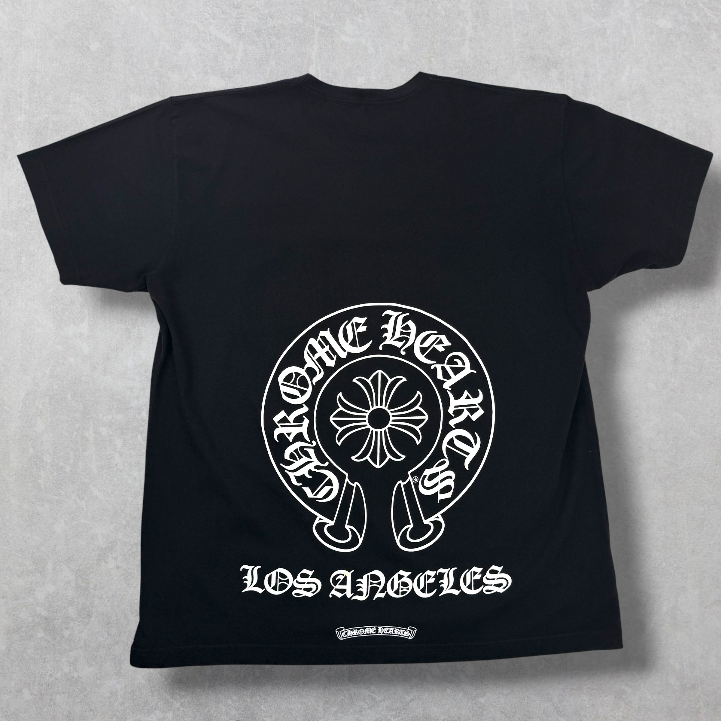 Chrome Hearts LA Horseshoe Black Tee XL