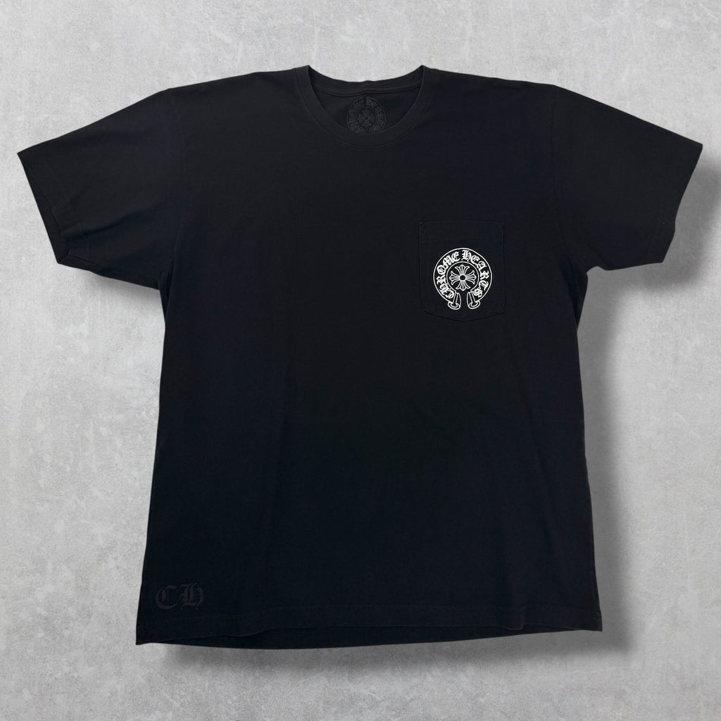 Chrome Hearts LA Horseshoe Black Tee XL