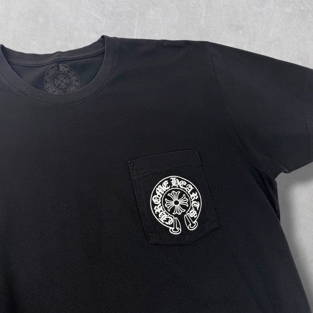 Chrome Hearts LA Horseshoe Black Tee XL