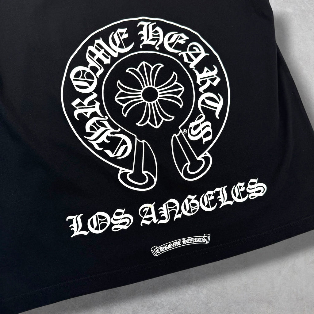 Chrome Hearts LA Horseshoe Black Tee XL