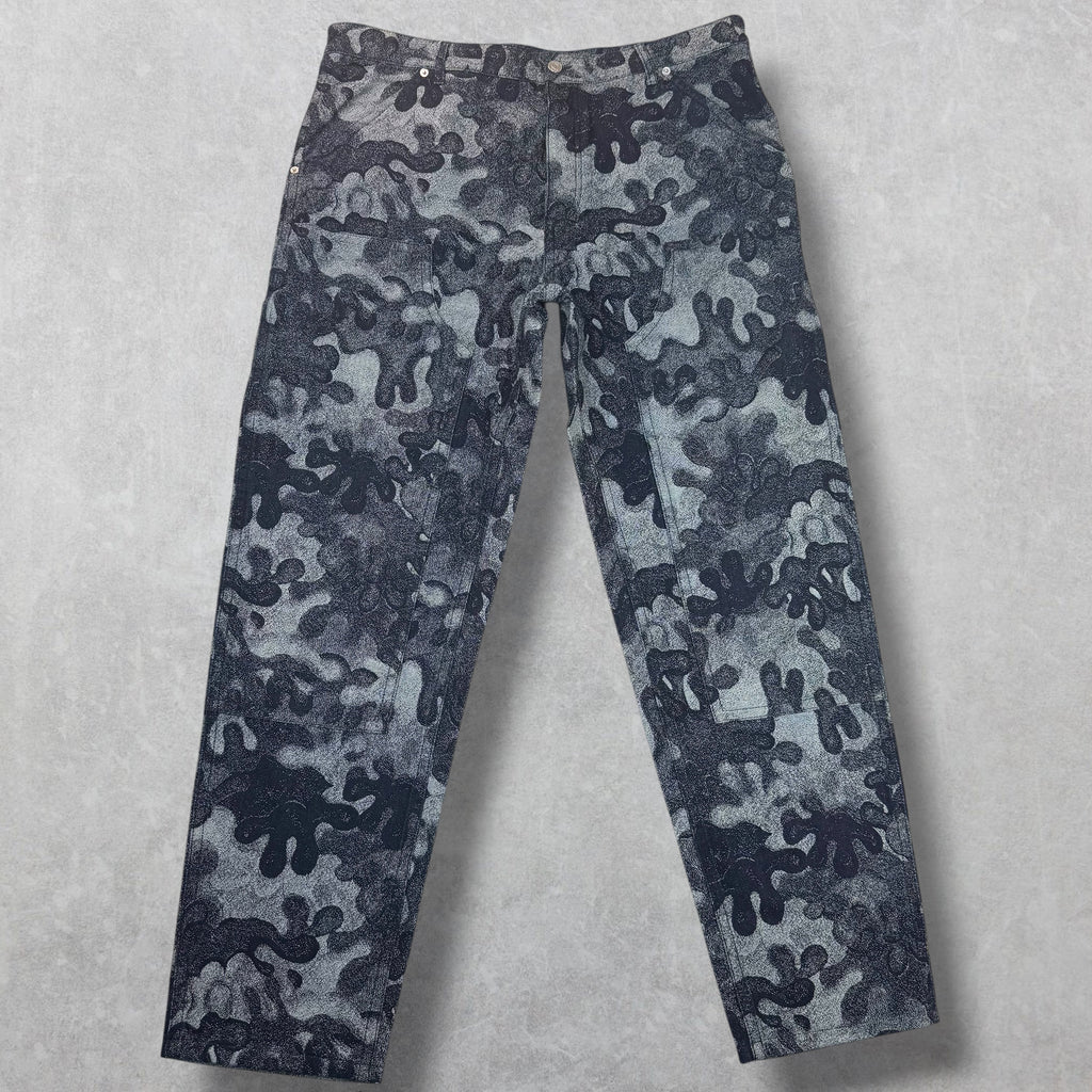 Dior Peter Doig Camo Jacquard Jeans 38
