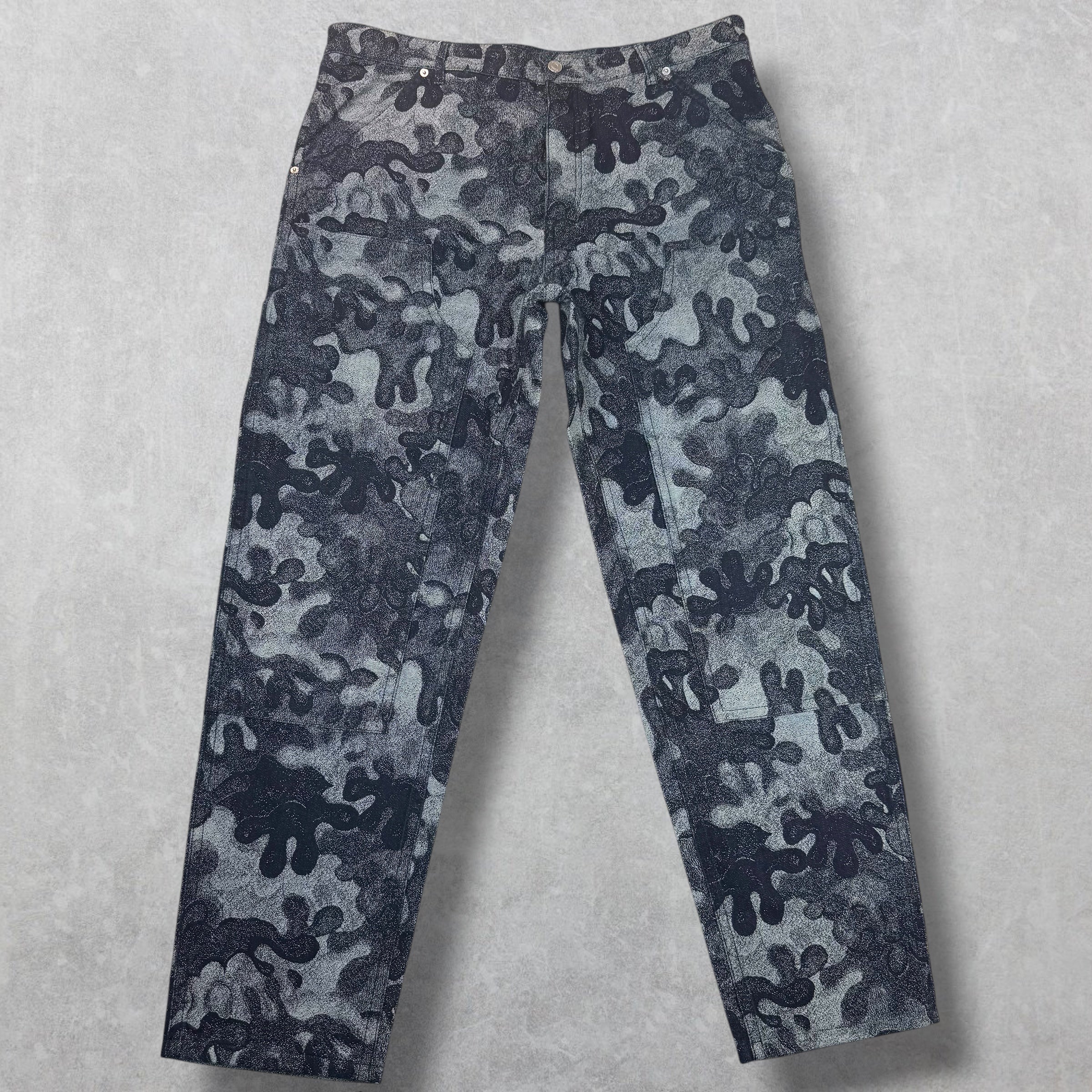 Dior Peter Doig Camo Jacquard Jeans 38