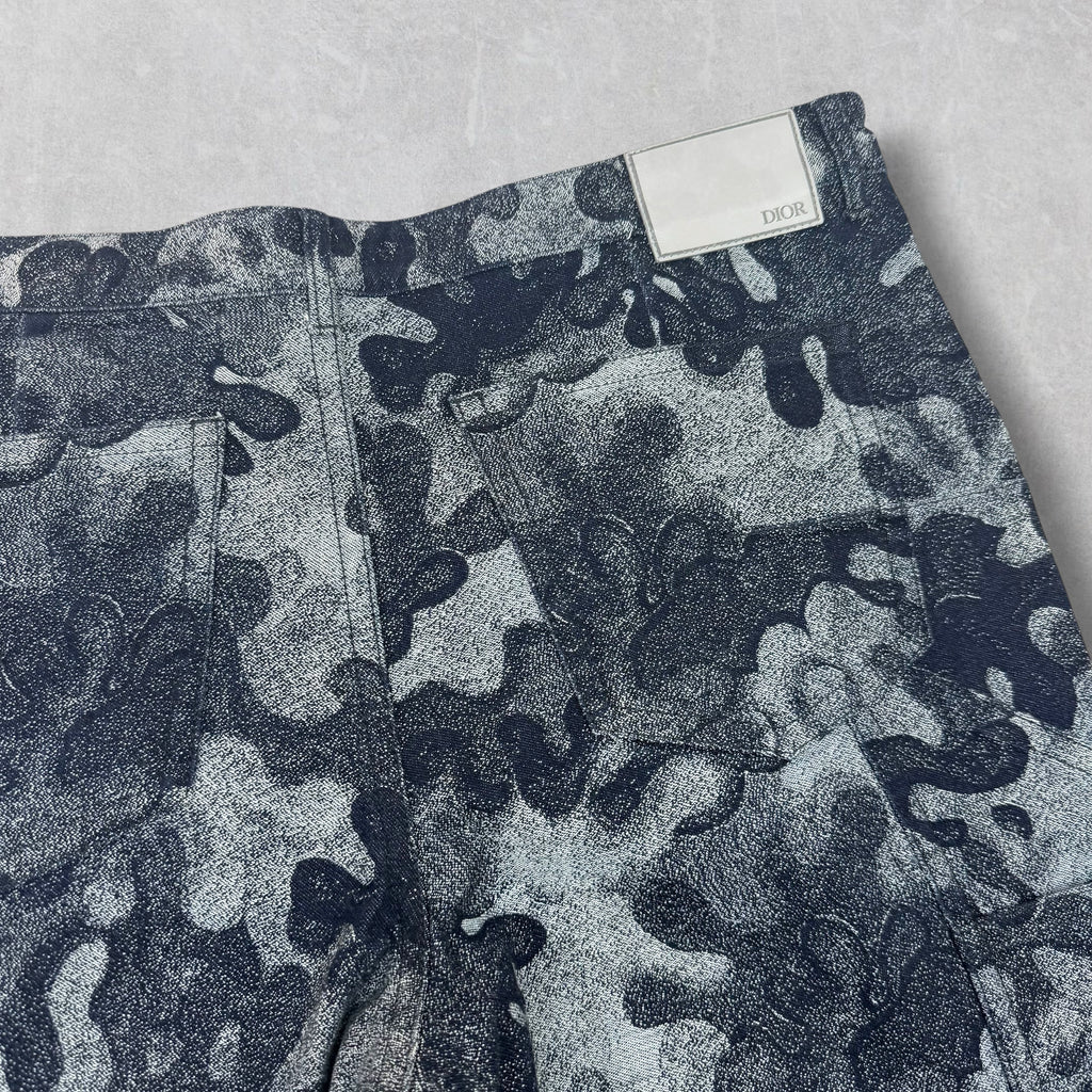 Dior Peter Doig Camo Jacquard Jeans 38