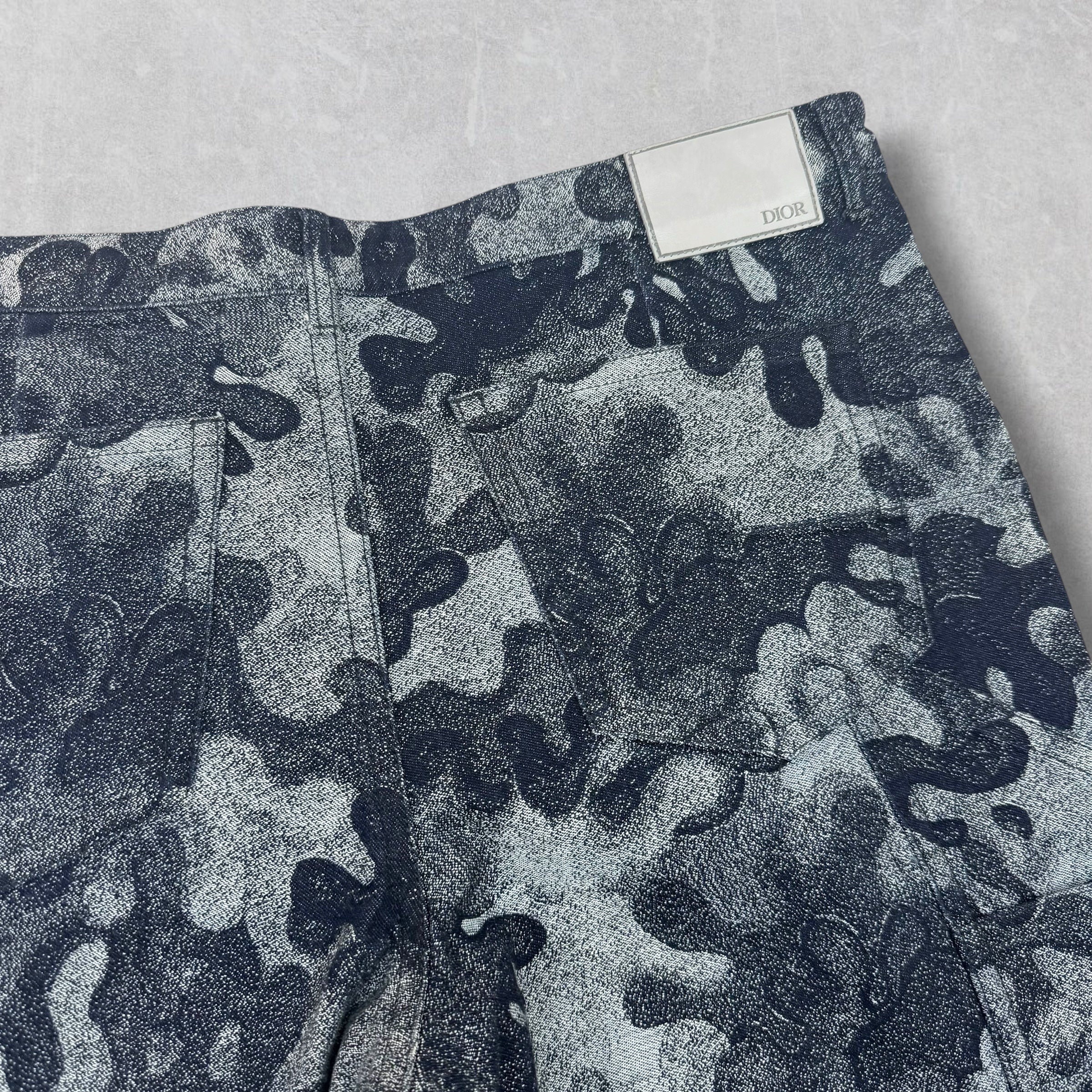 Dior Peter Doig Camo Jacquard Jeans 38