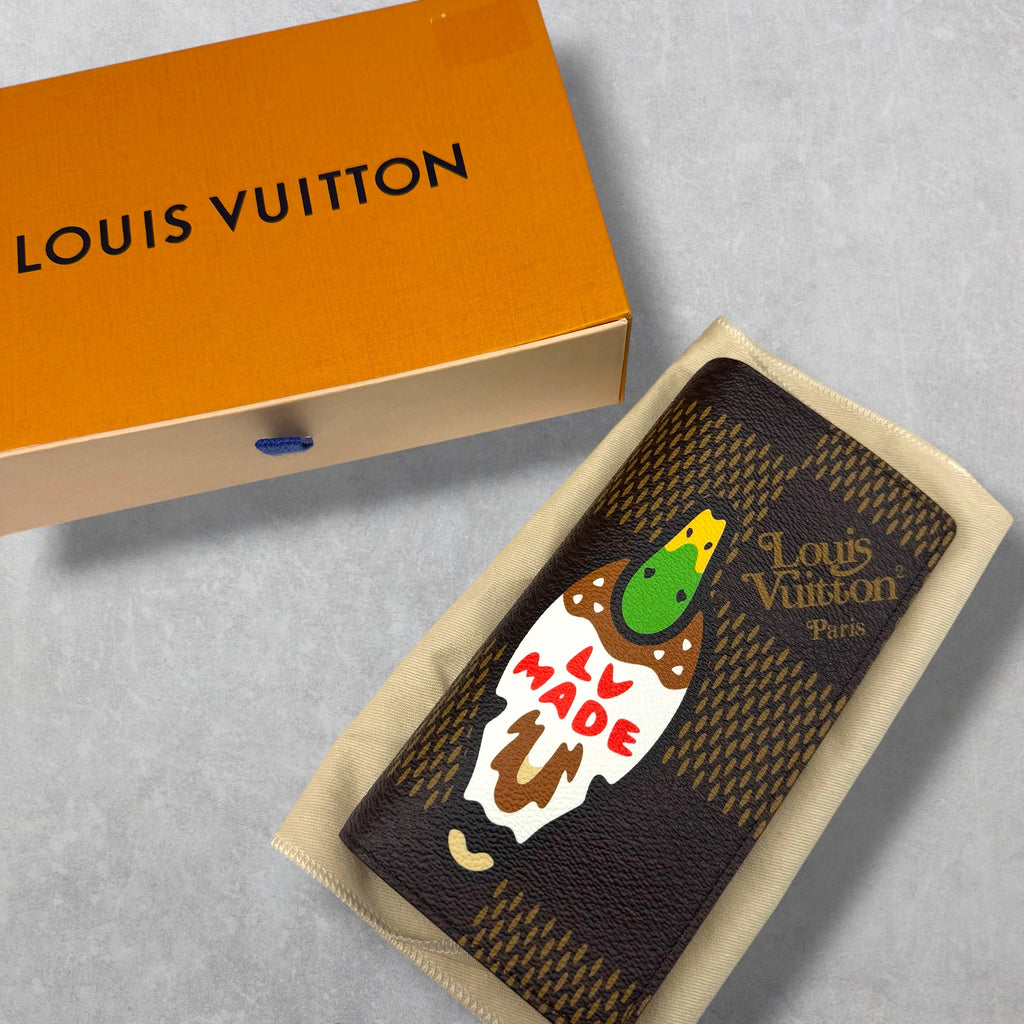 Louis Vuitton Nigo Giant Damier Ebene Brazza Wallet