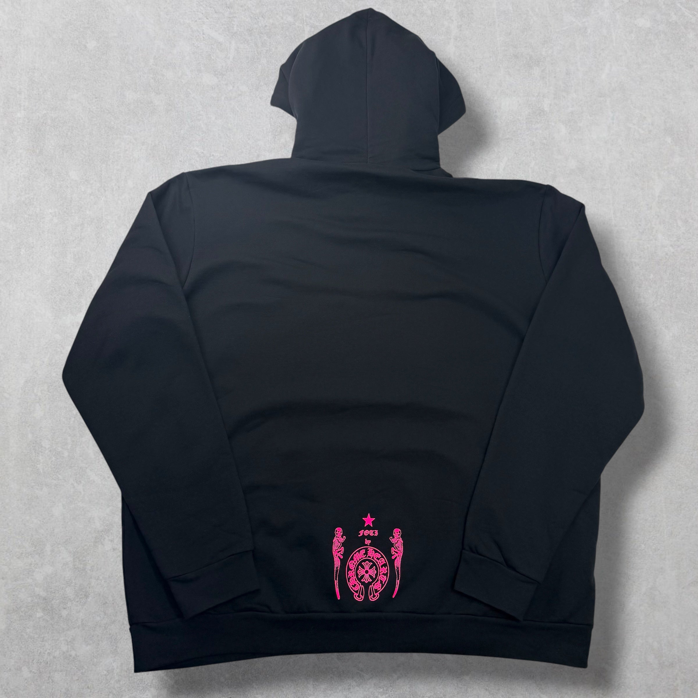 Chrome Hearts Pink Foti Miss Lerlene Hoodie XL