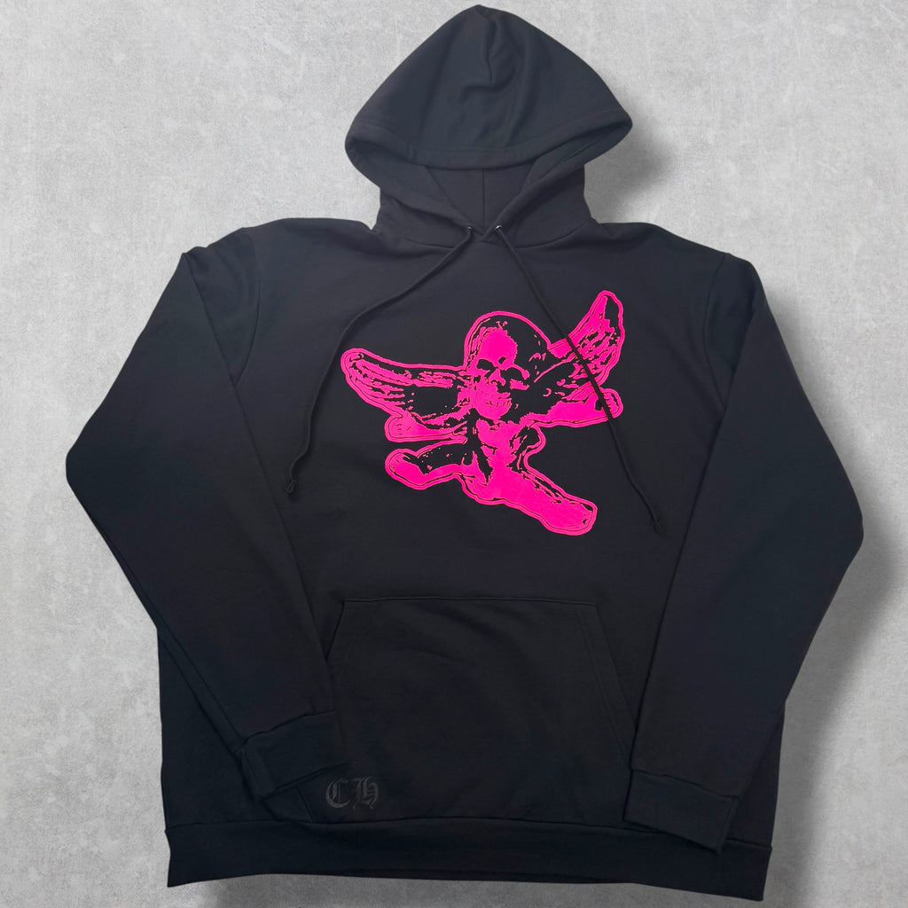 Chrome Hearts Pink Foti Miss Lerlene Hoodie XL