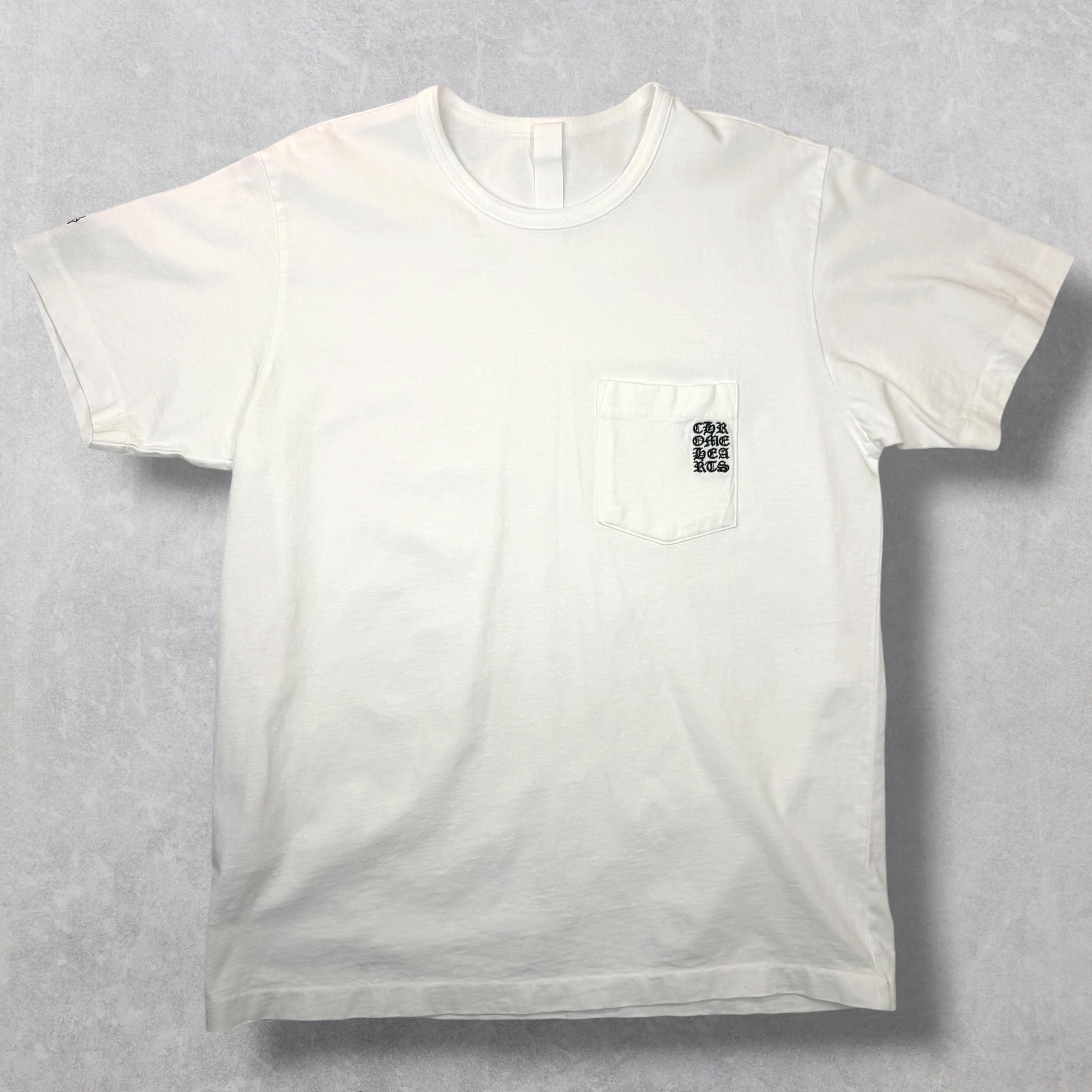 Chrome Hearts GRP Y NOT White Tee L