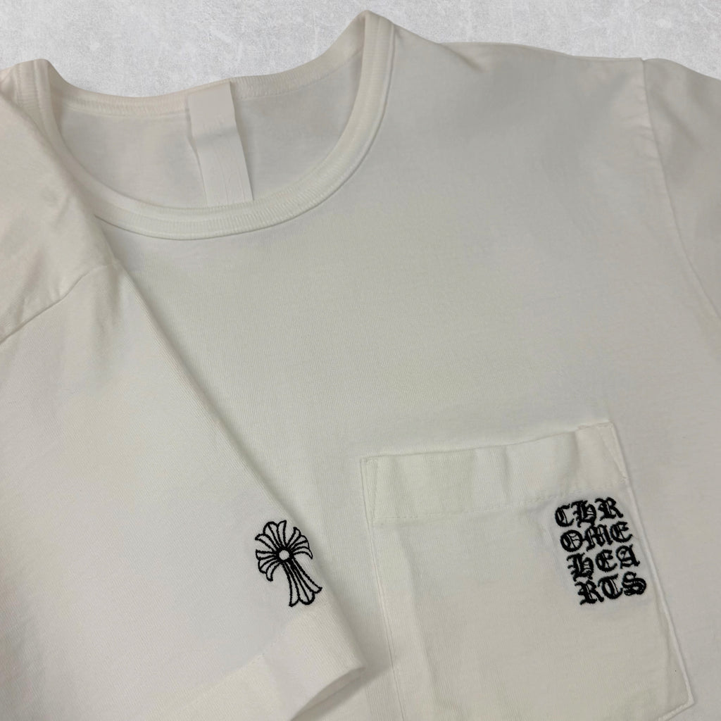 Chrome Hearts GRP Y NOT White Tee L