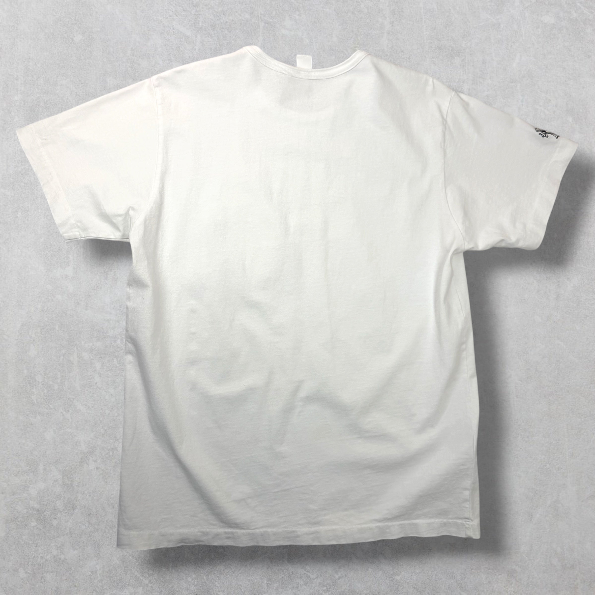 Chrome Hearts GRP Y NOT White Tee L