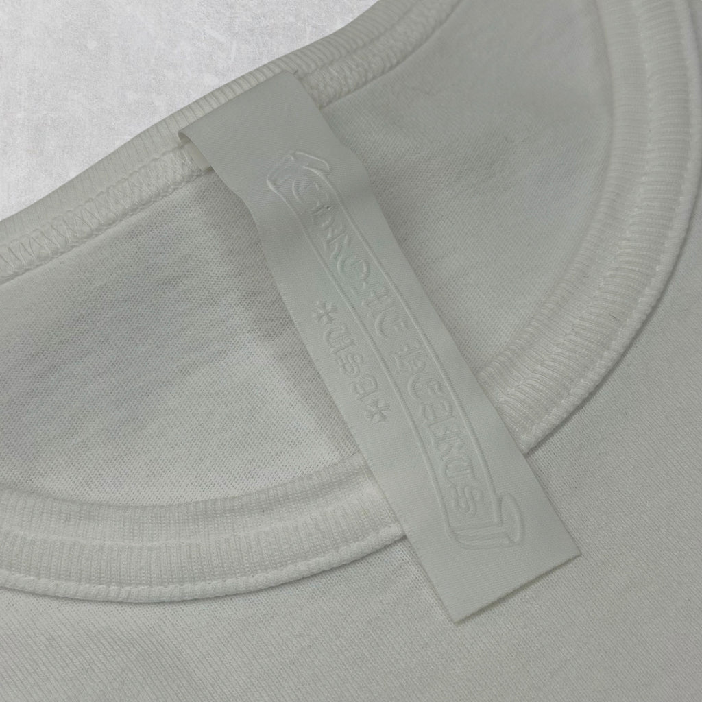 Chrome Hearts GRP Y NOT White Tee L