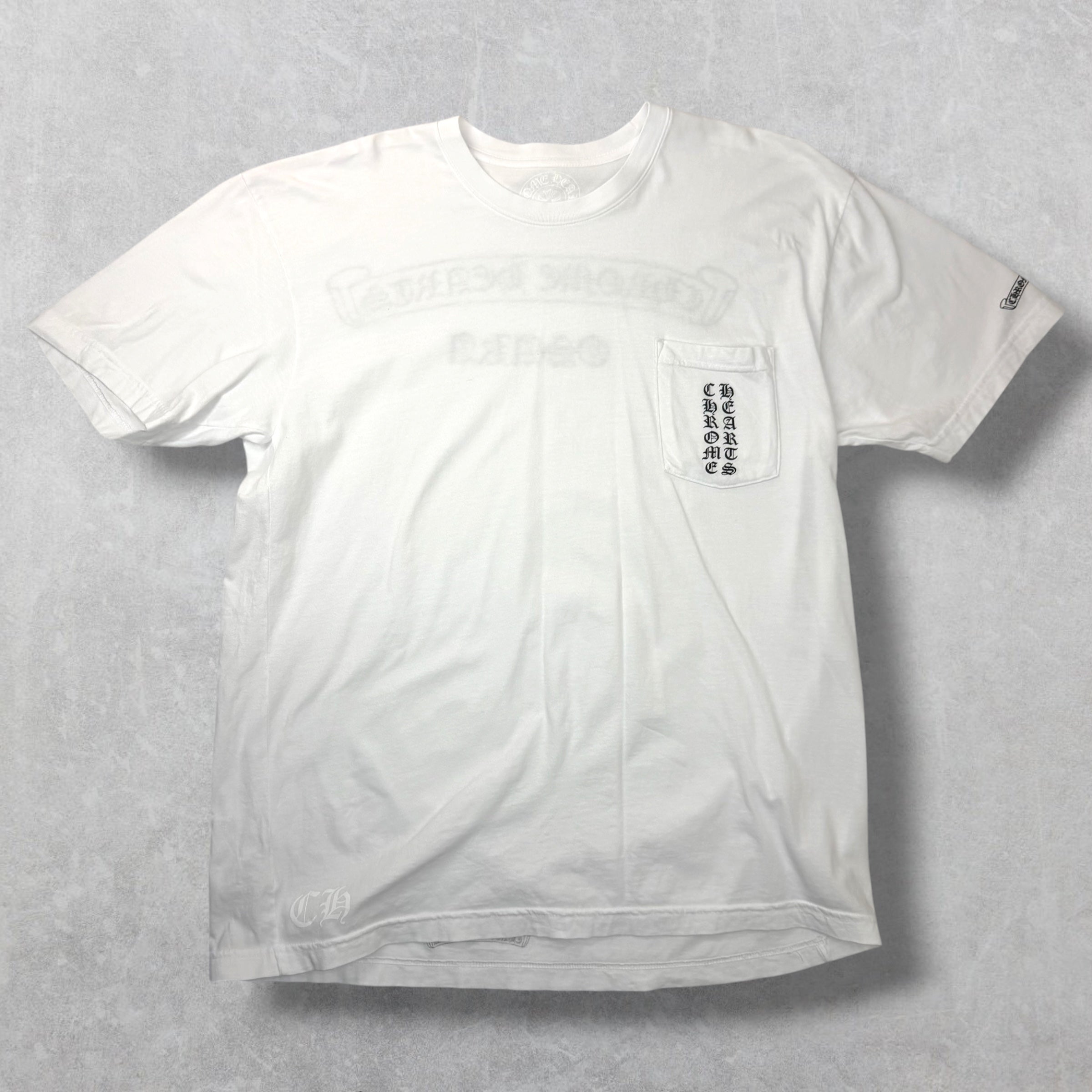 Chrome Hearts Osaka Scroll Logo Tee White XL