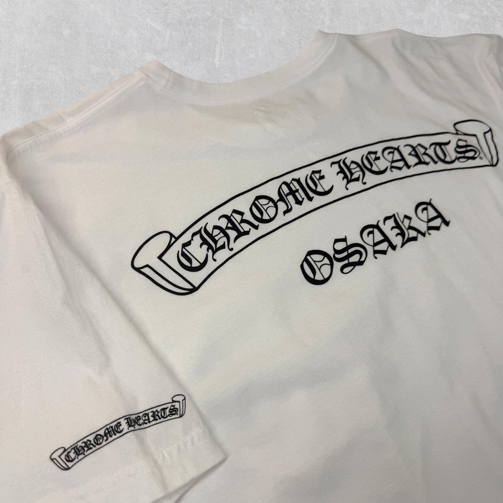 Chrome Hearts Osaka Scroll Logo Tee White XL