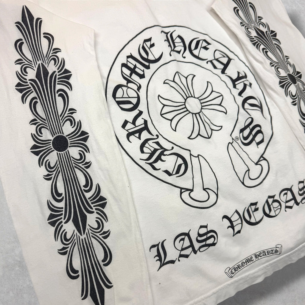 Chrome Hearts LV Horseshoe Floral White L/S M