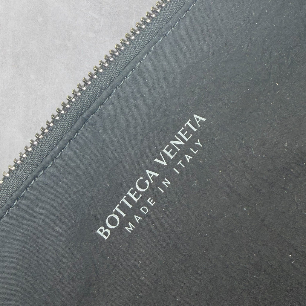 Bottega Veneta Black Intrecciato Cassette Briefcase