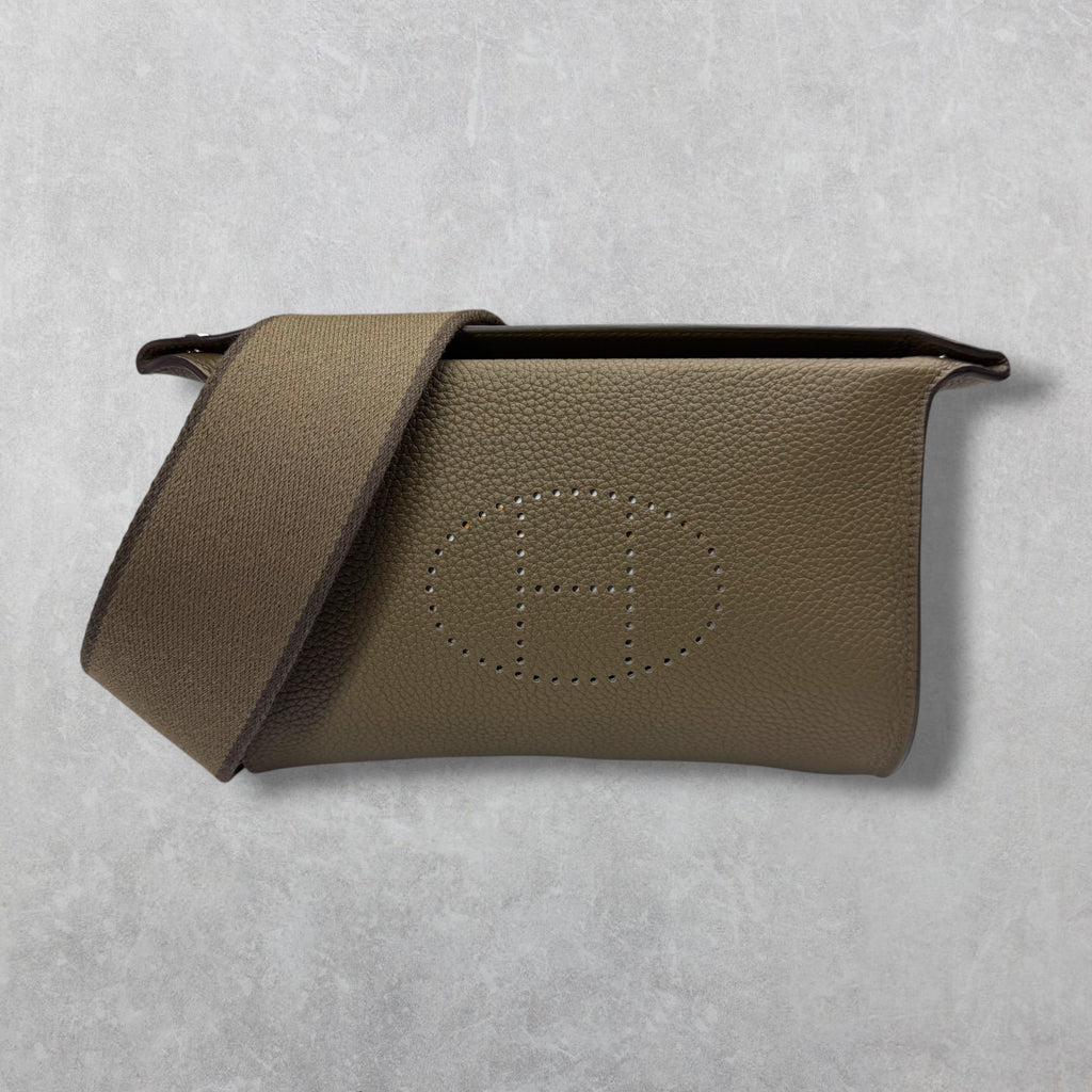 Hermes Etoupe Videpoches Bag