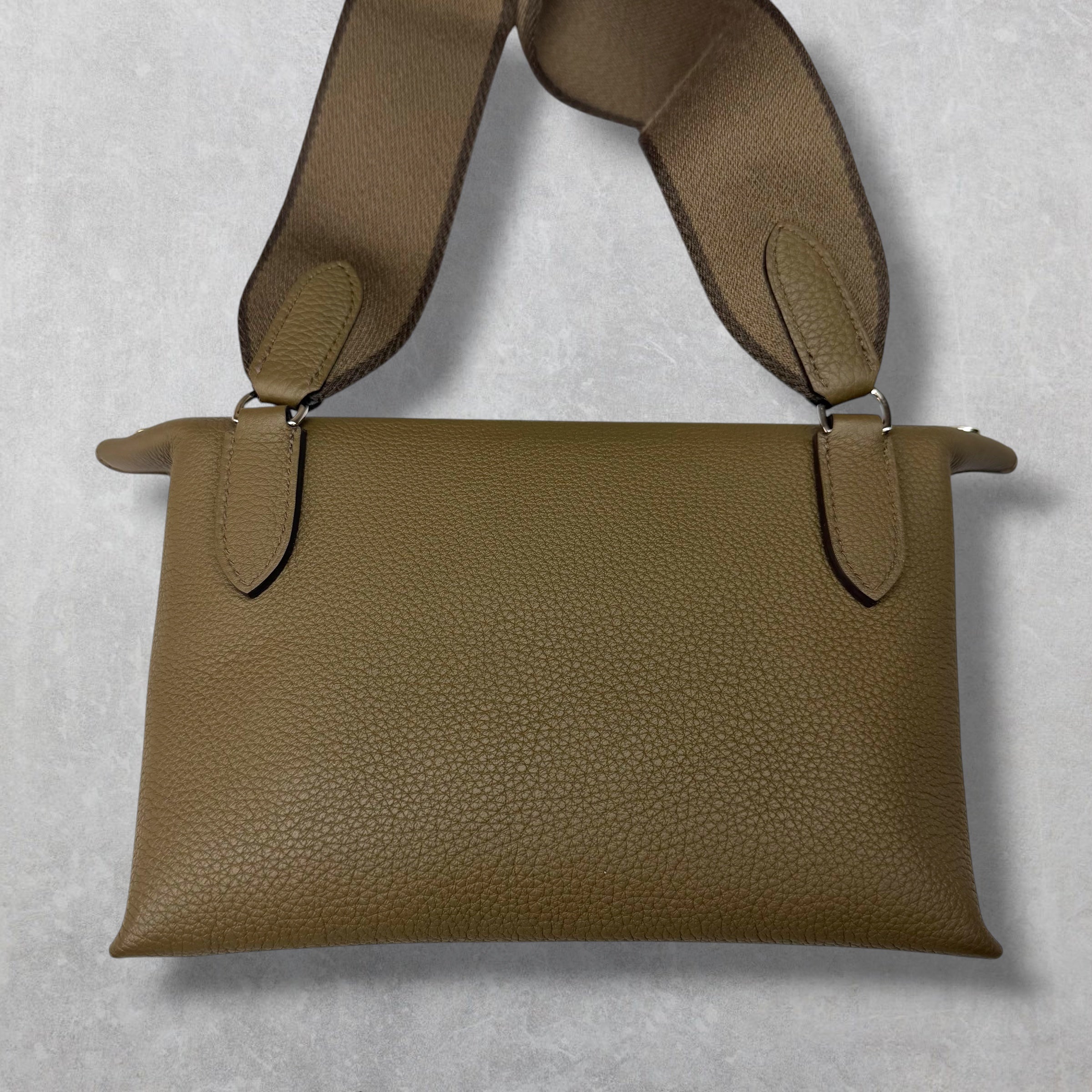 Hermes Etoupe Videpoches Bag