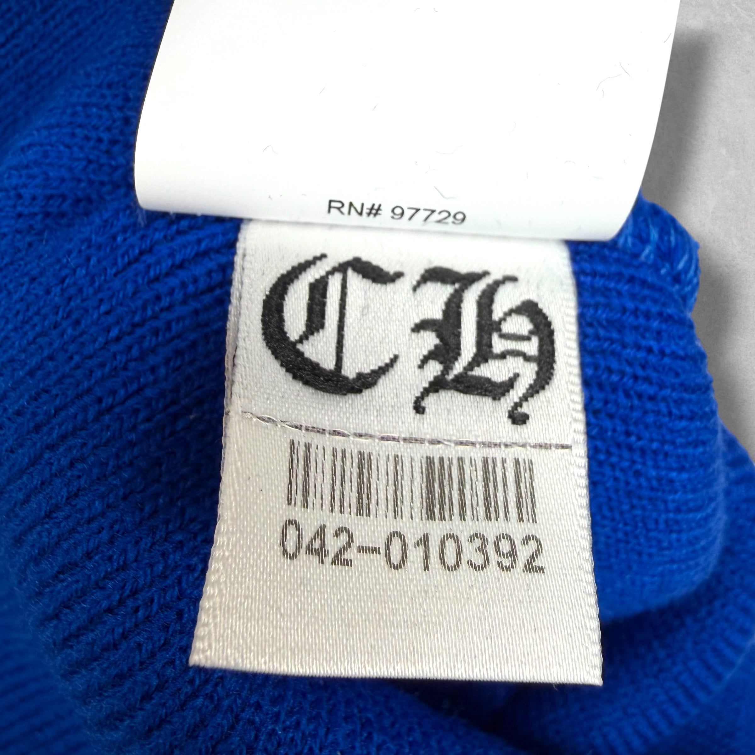 Chrome Hearts CH Logo Blue Beanie