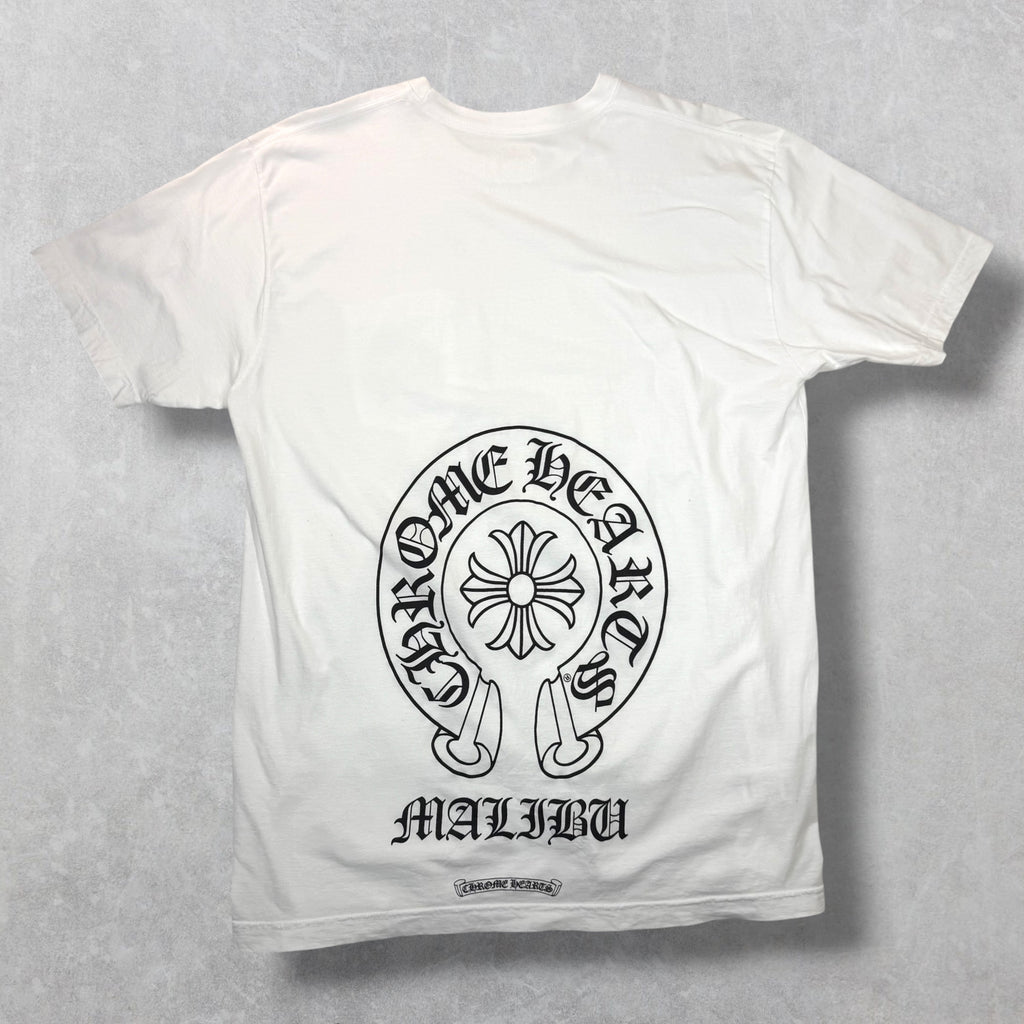 Chrome Hearts Malibu Horseshoe Tee White XXL