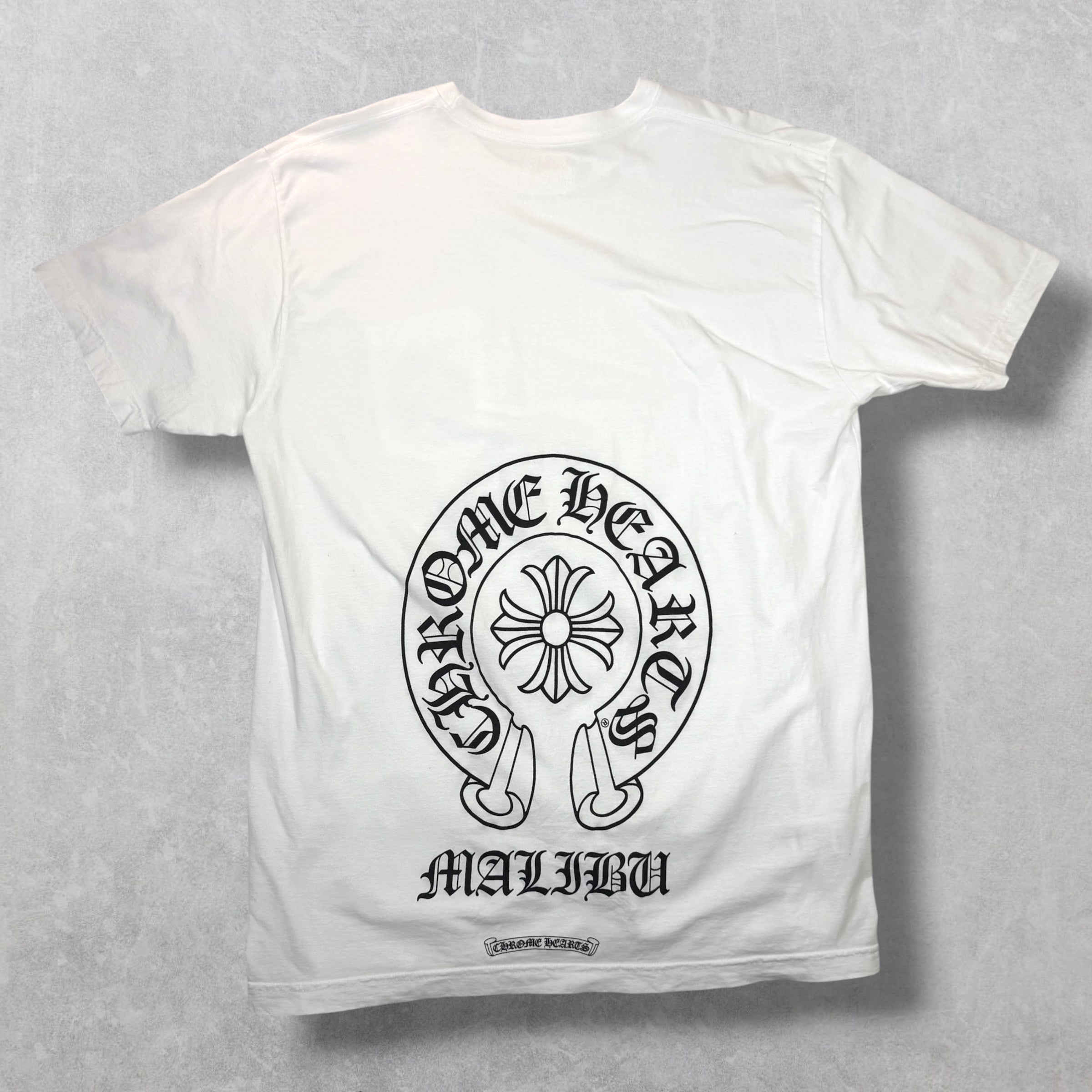 Chrome Hearts Malibu Horseshoe Tee White XXL