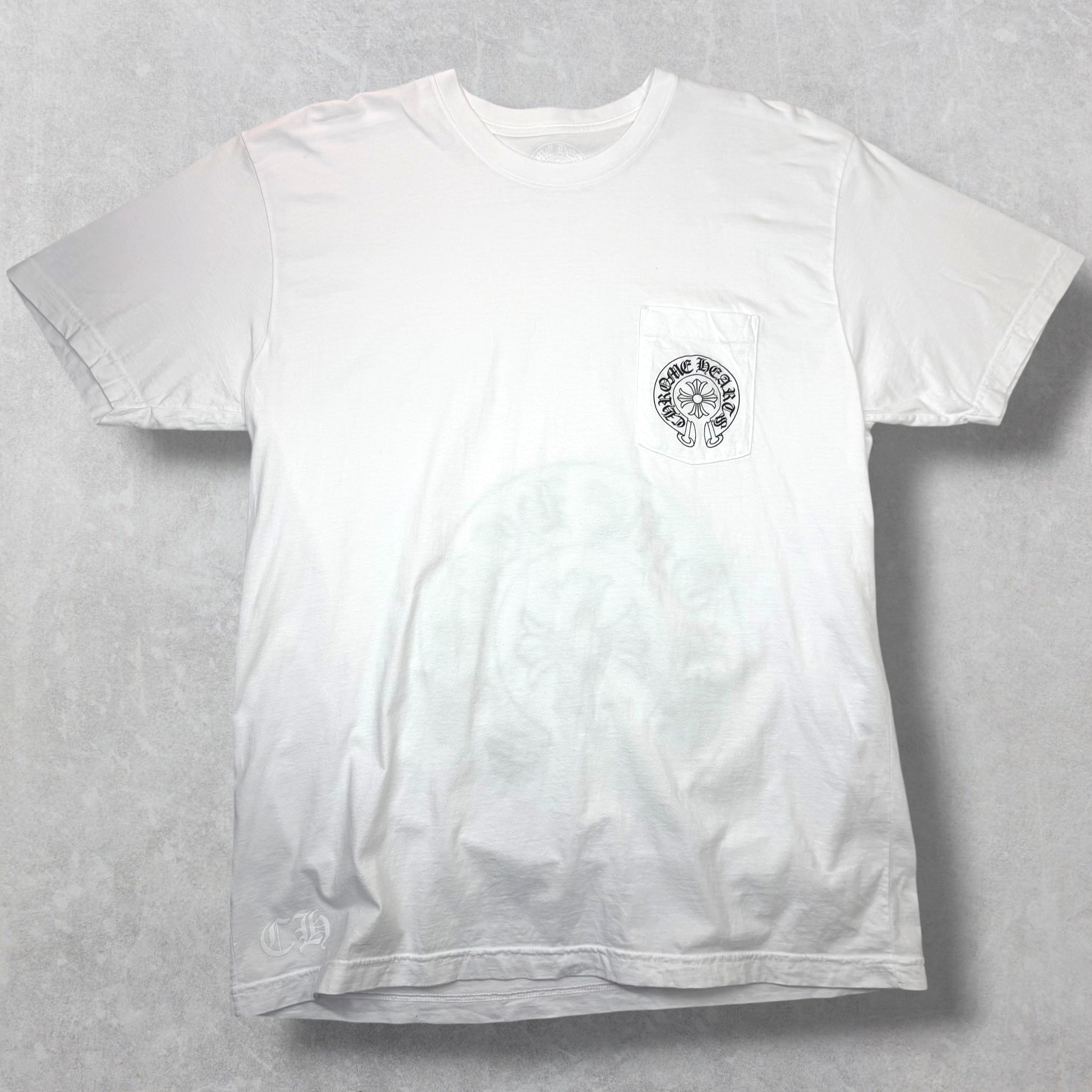 Chrome Hearts Malibu Horseshoe Tee White XXL