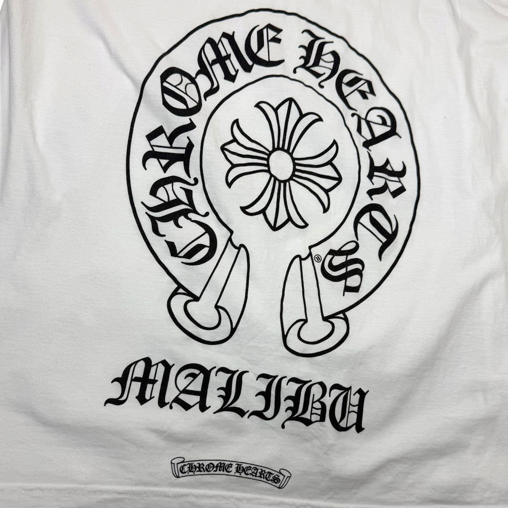 Chrome Hearts Malibu Horseshoe Tee White XXL