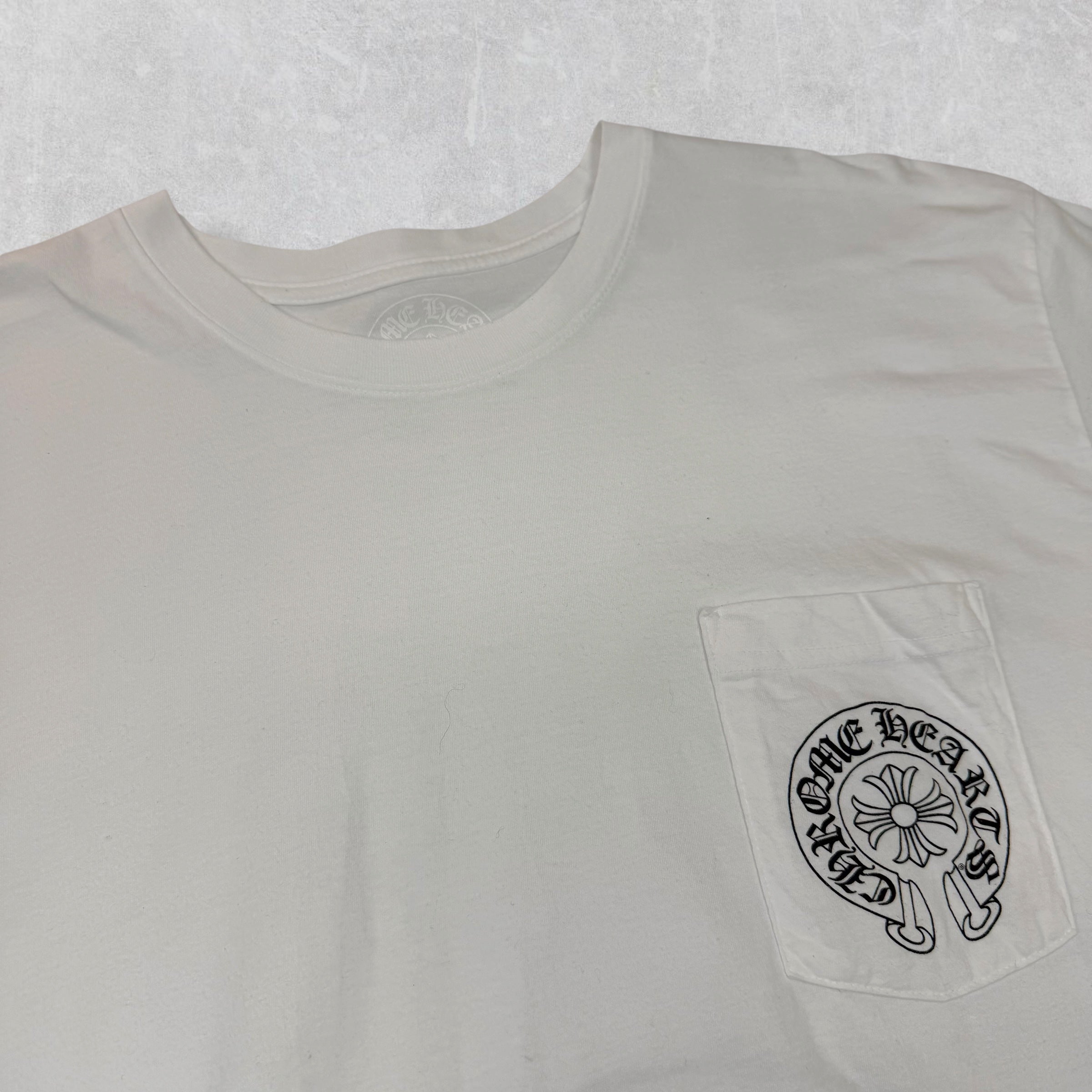 Chrome Hearts Malibu Horseshoe Tee White XXL