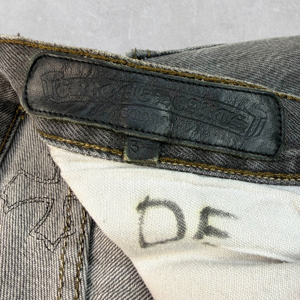 Chrome Hearts x Gallery Dept. Cross Patch Flared Jeans 33