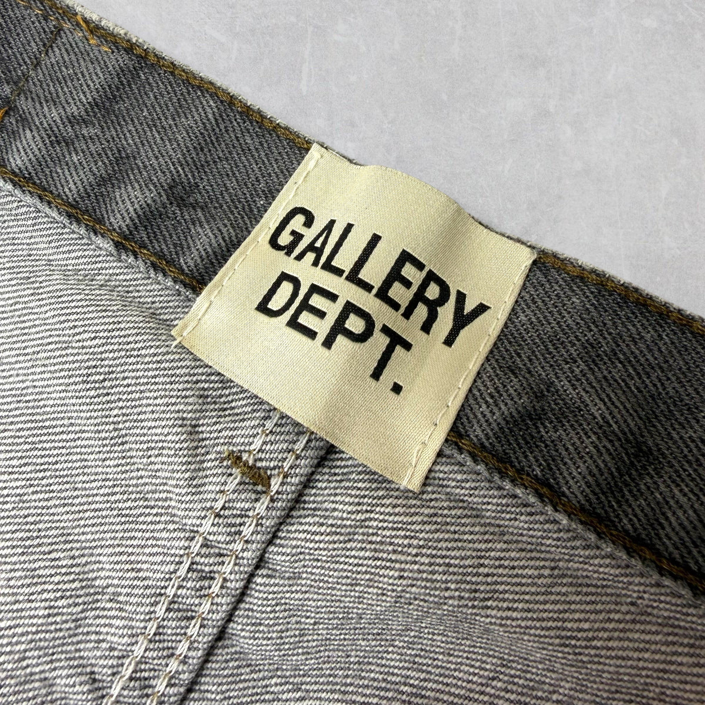 Chrome Hearts x Gallery Dept. Cross Patch Flared Jeans 33