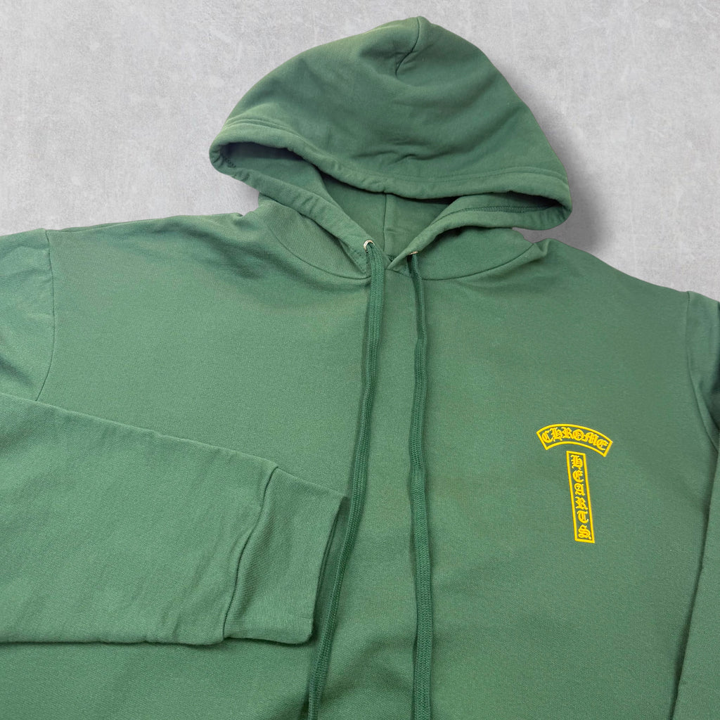 Chrome Hearts Orange T-Bar Hoodie Green XXL