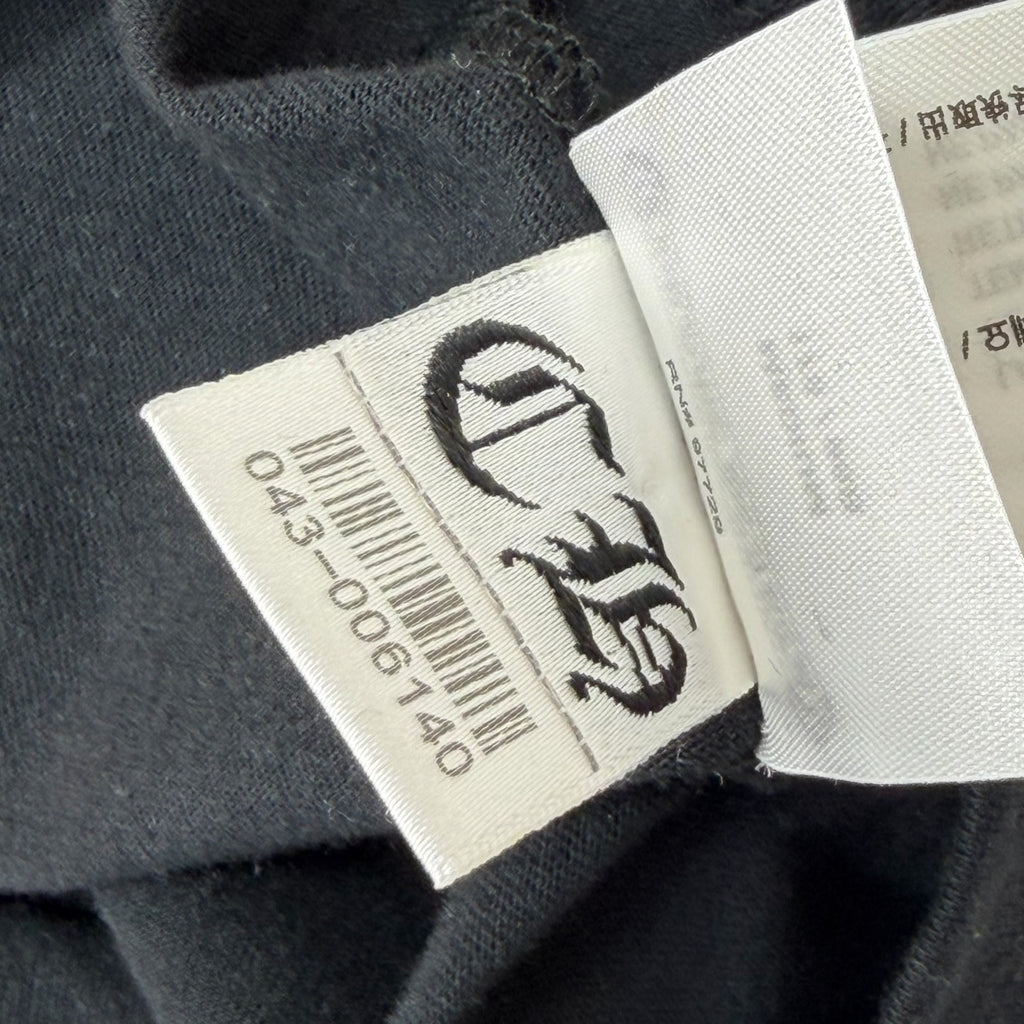 Chrome Hearts White Neck Logo L/S Tee Black M