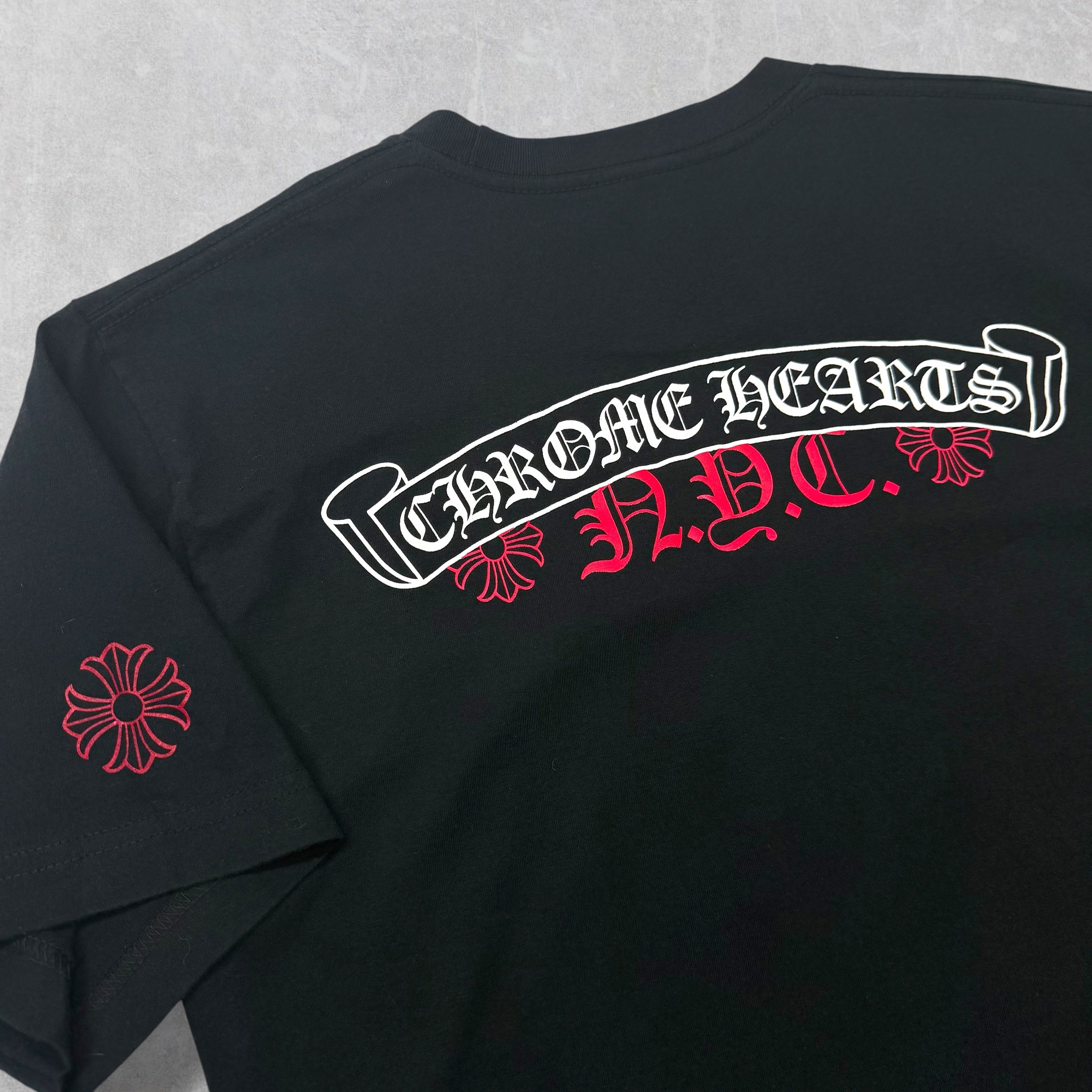 Chrome Hearts NYC Exclusive Scroll Logo Tee M
