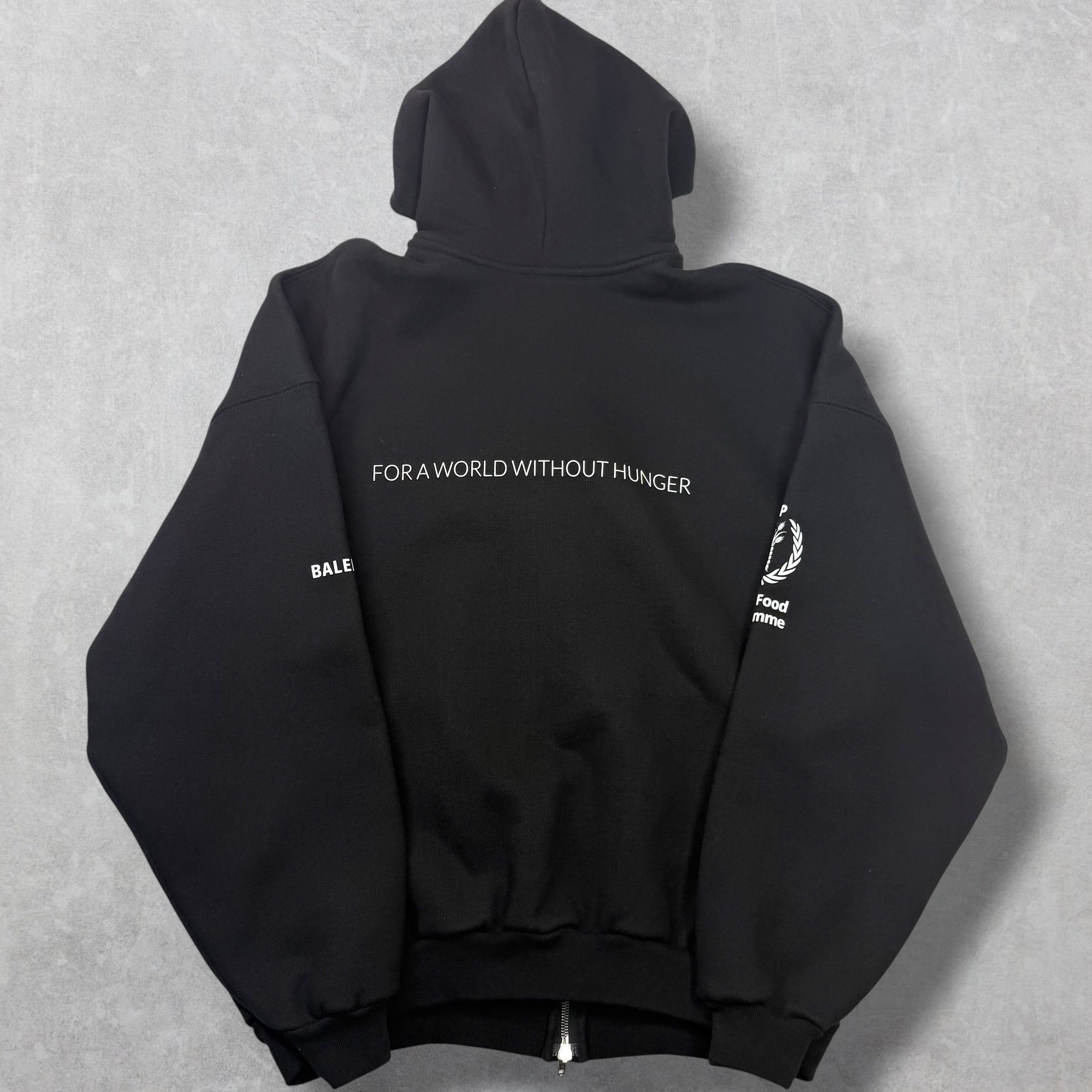 Balenciaga WFP Zip-Up Hoodie Black 1 (M)