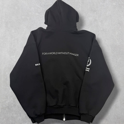 Balenciaga WFP Zip-Up Hoodie Black 1 (M)