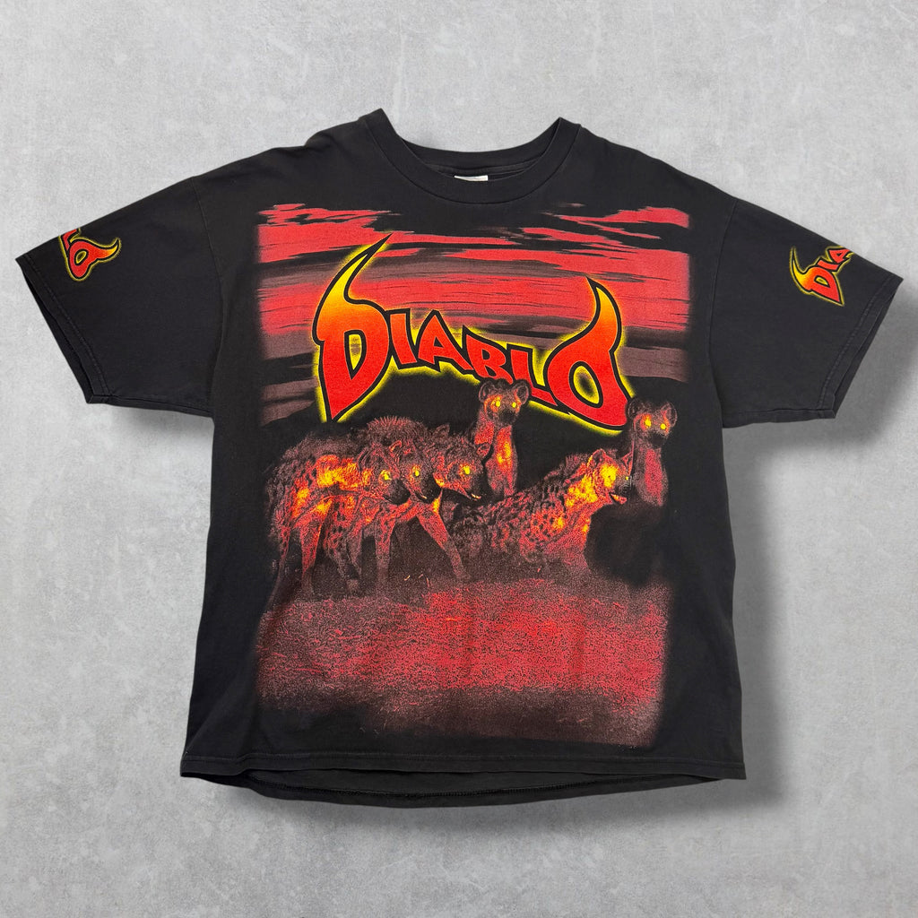 Vintage 90's Diablo Wear Paintball Tee XL