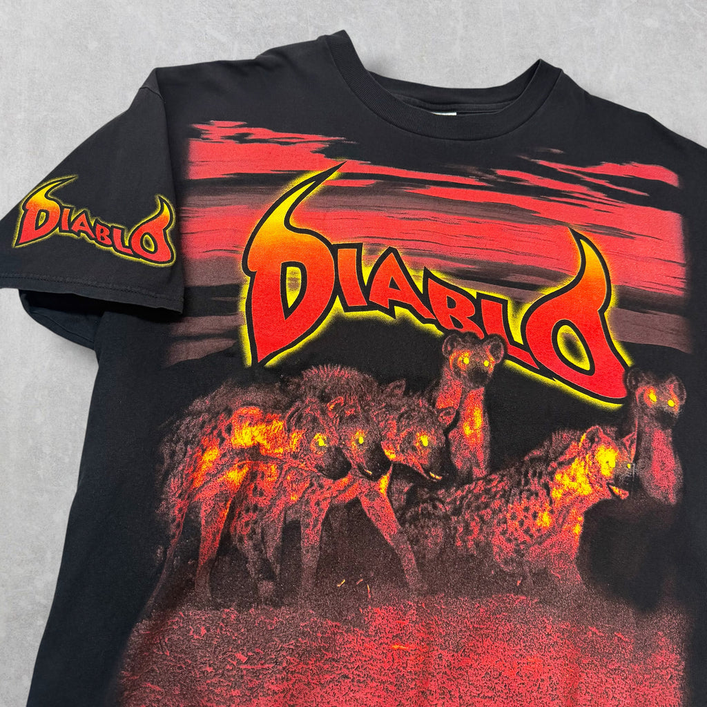 Vintage 90's Diablo Wear Paintball Tee XL