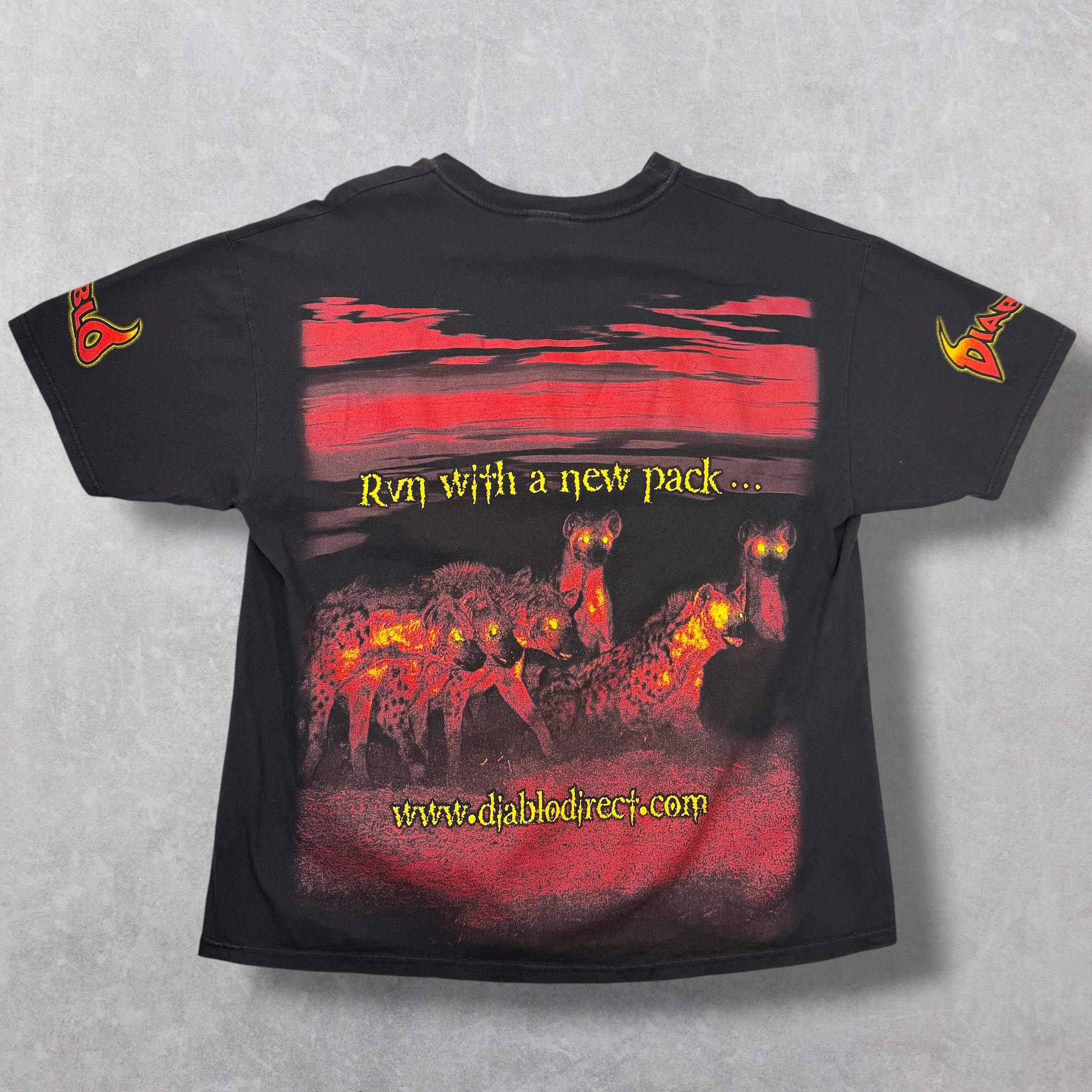 Vintage 90's Diablo Wear Paintball Tee XL