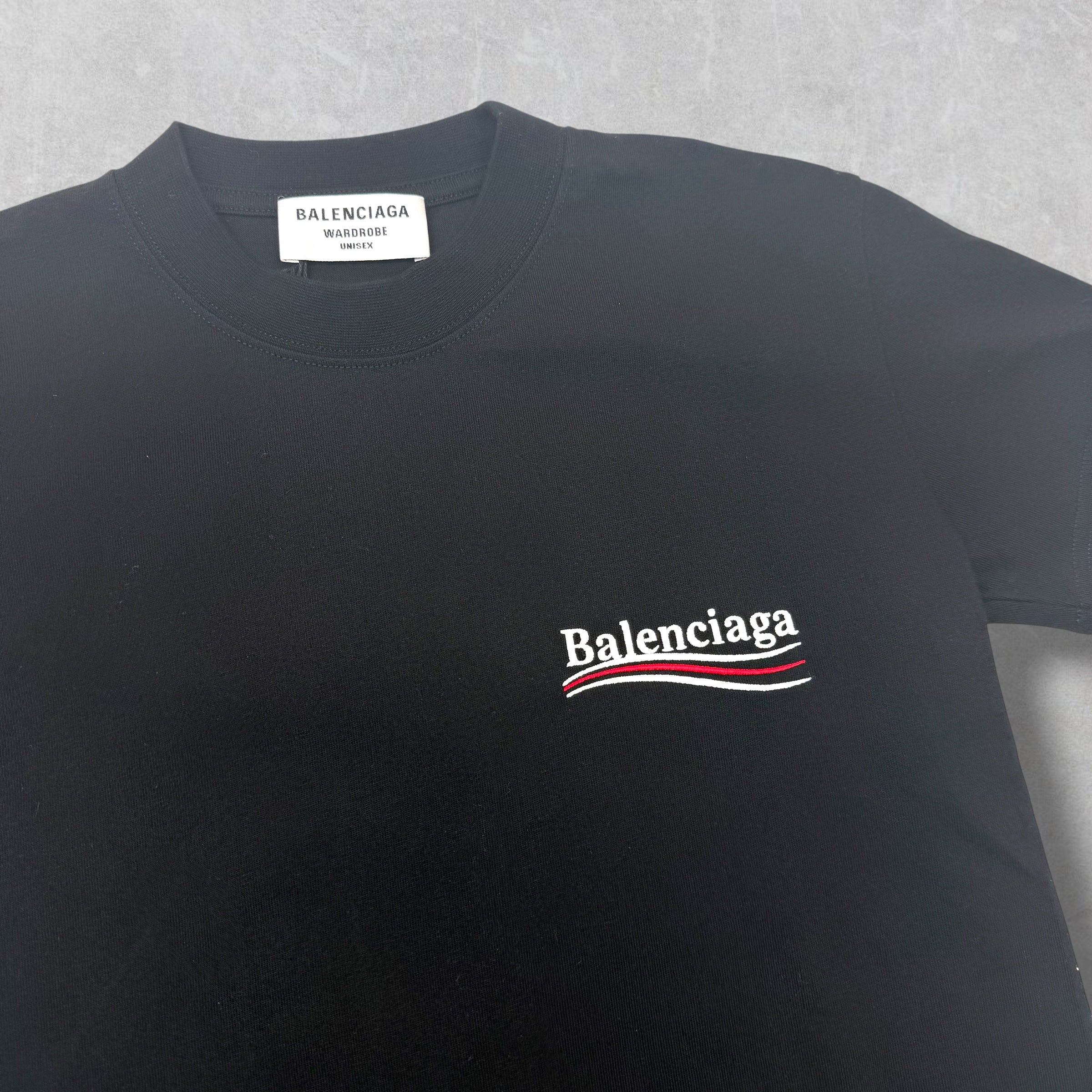 Balenciaga Campaign Logo Tee XS