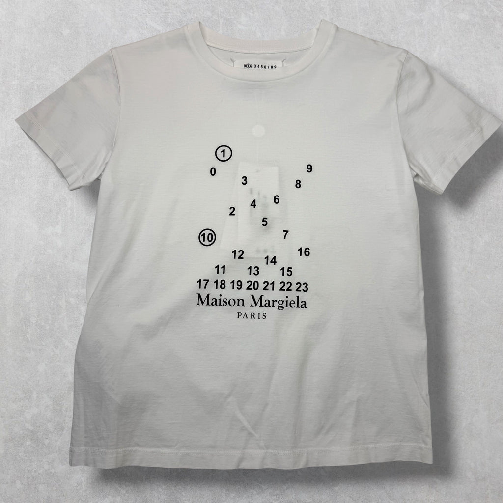 Maison Margiela Logo Cotton Jersey Tee M