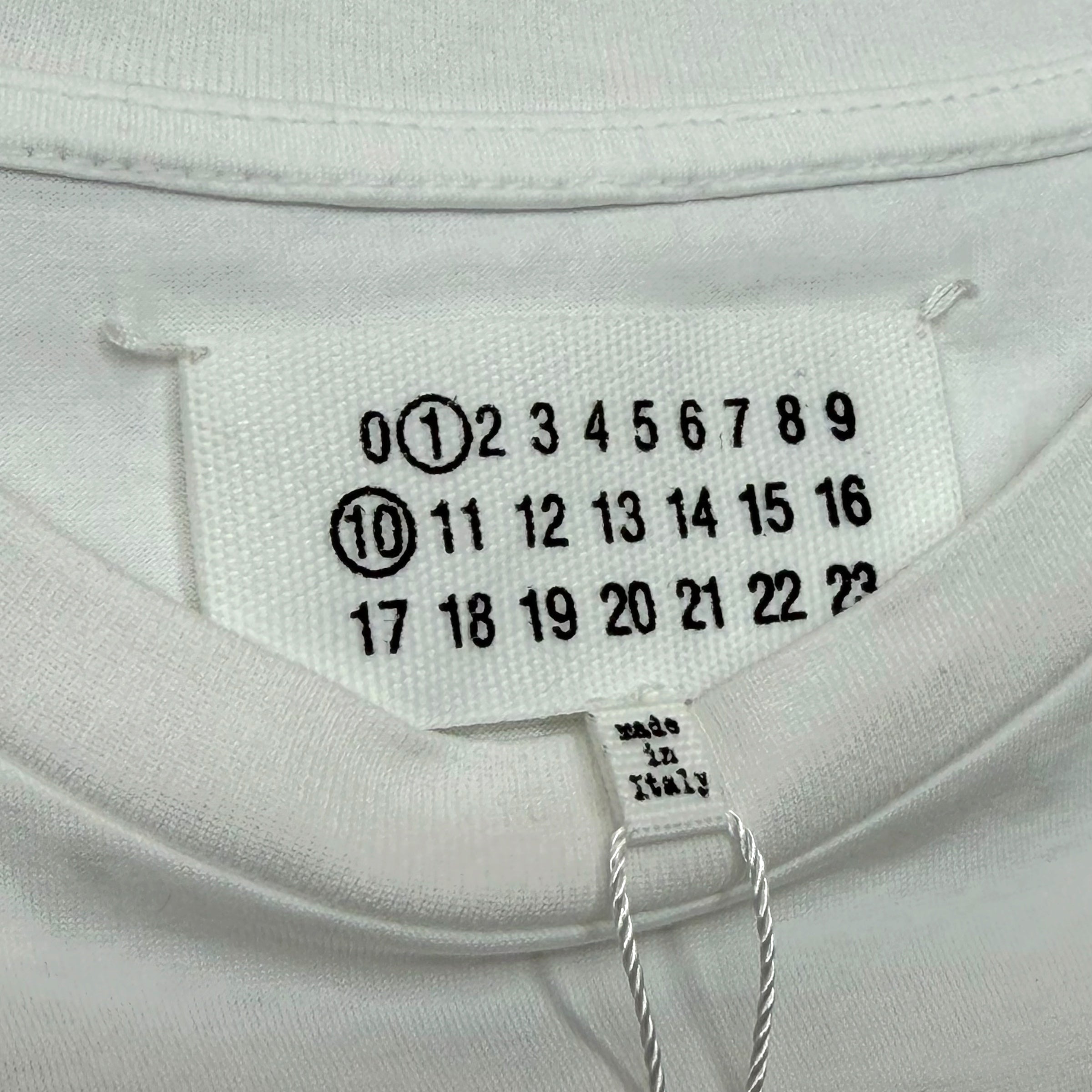 Maison Margiela Logo Cotton Jersey Tee M