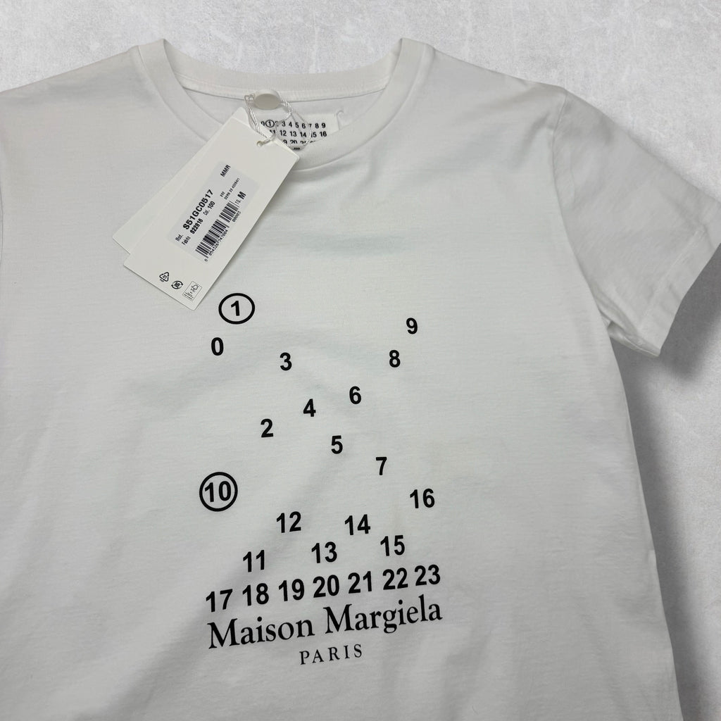 Maison Margiela Logo Cotton Jersey Tee M